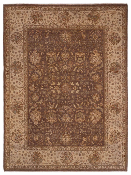 Rajpur Ghazani 98694 Brown Traditional Hand Knotted Rug