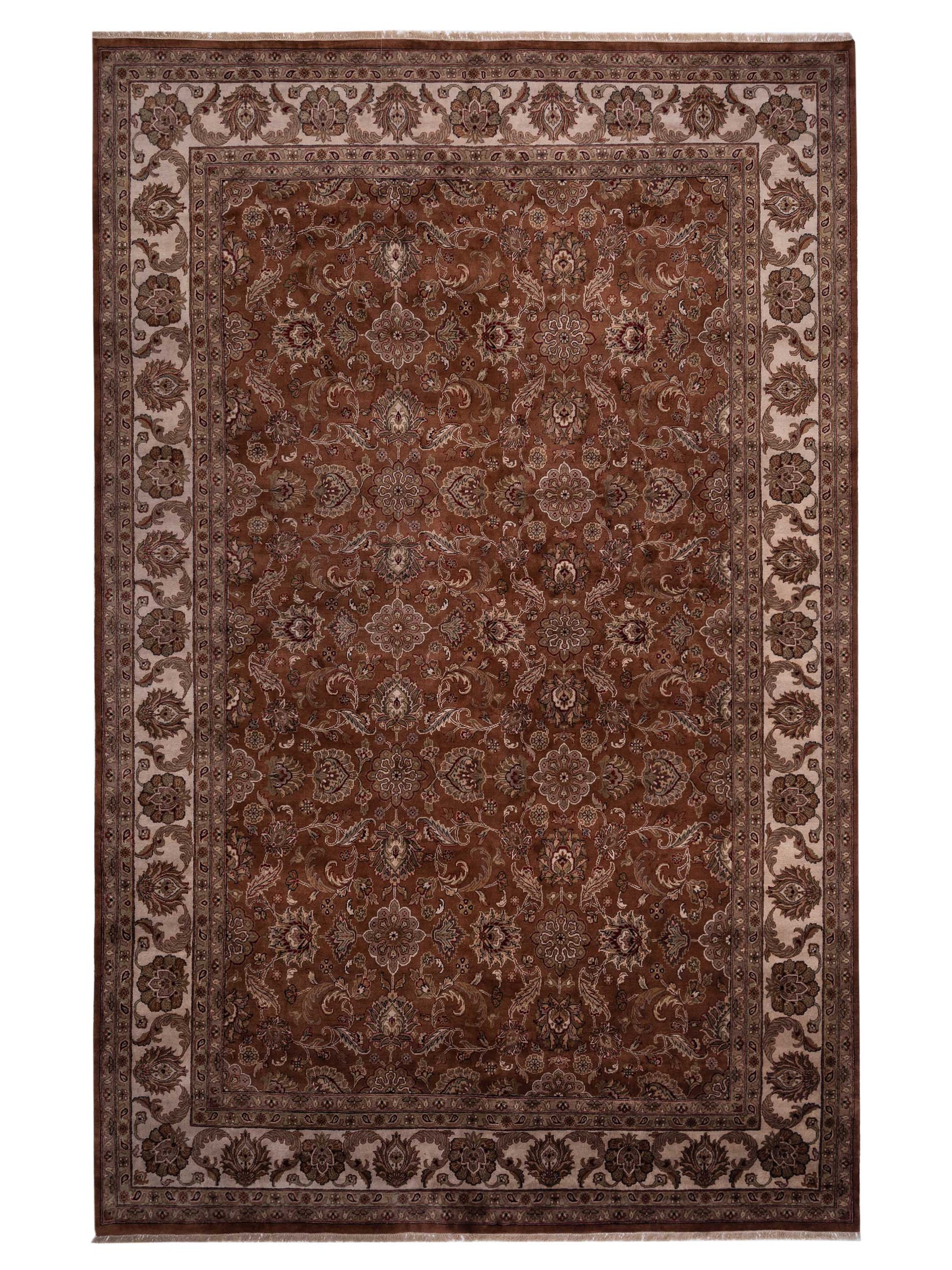 Rajpur Royal 99021 Brown Traditional Hand Knotted Rug