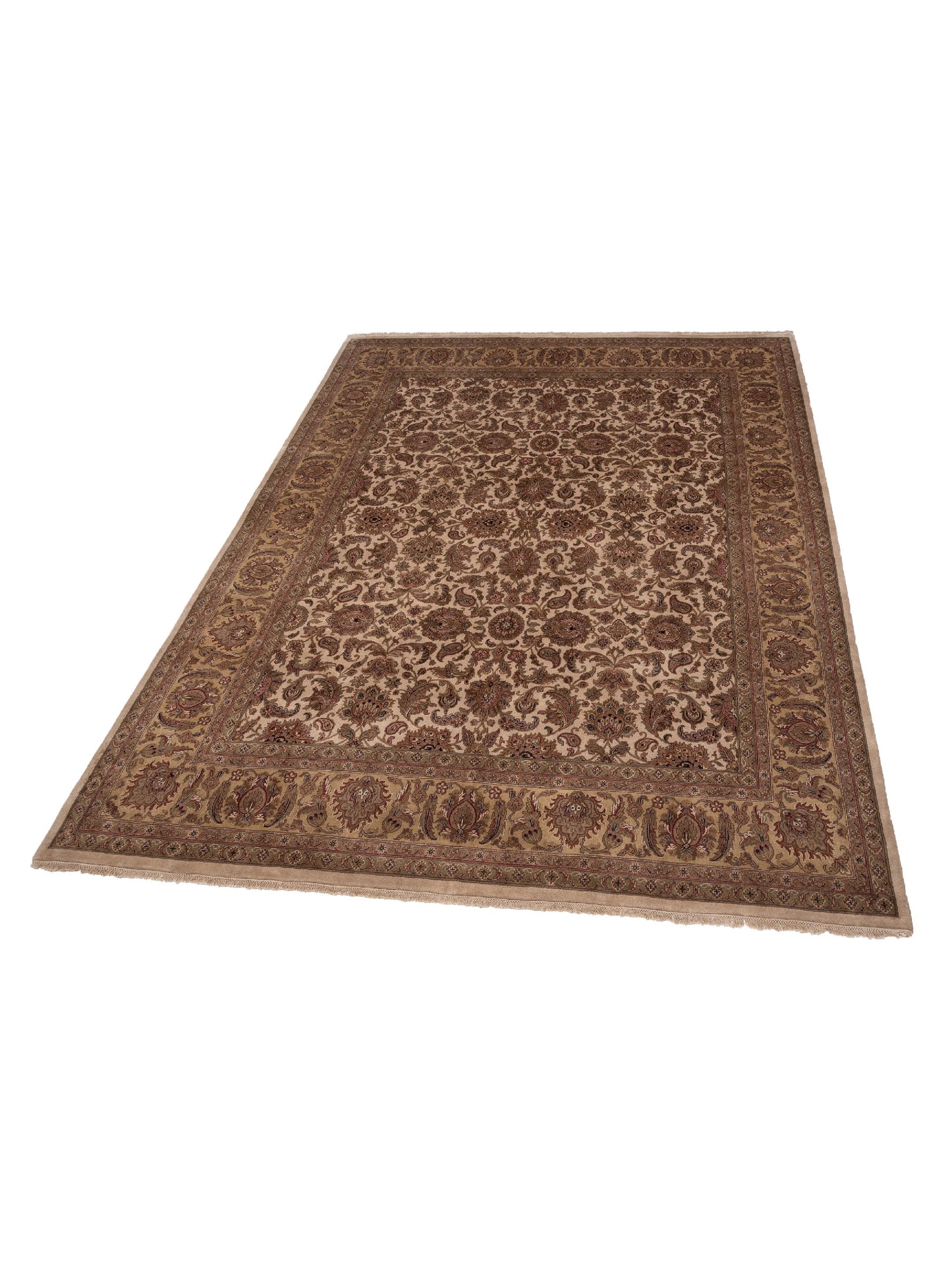 Rajpur Royal 99023 Ivory Gold Traditional Hand Knotted Rug