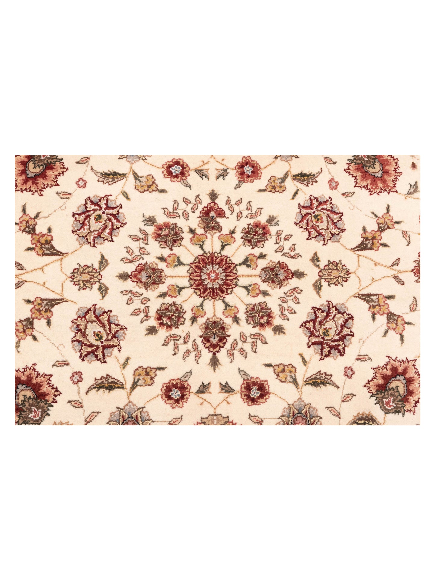 Pasha Magnolia 103716 Ivory Ivory Traditional Hand Knotted Rug