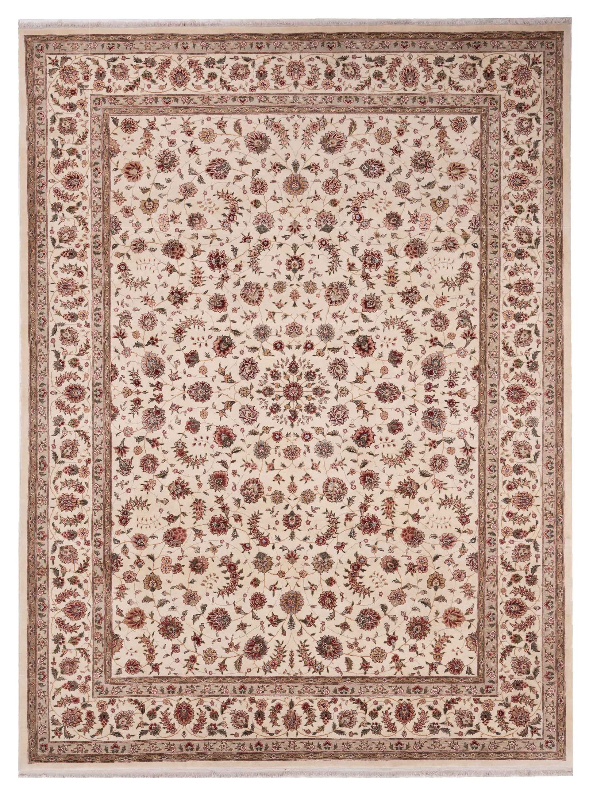 Pasha Magnolia 103716 Ivory Traditional Hand Knotted Rug