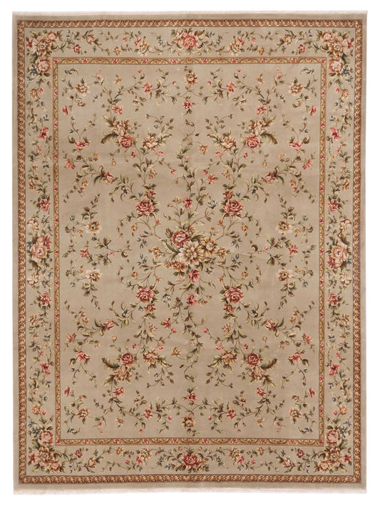 Pasha Magnolia 103722 Silver Traditional Hand Knotted Rug