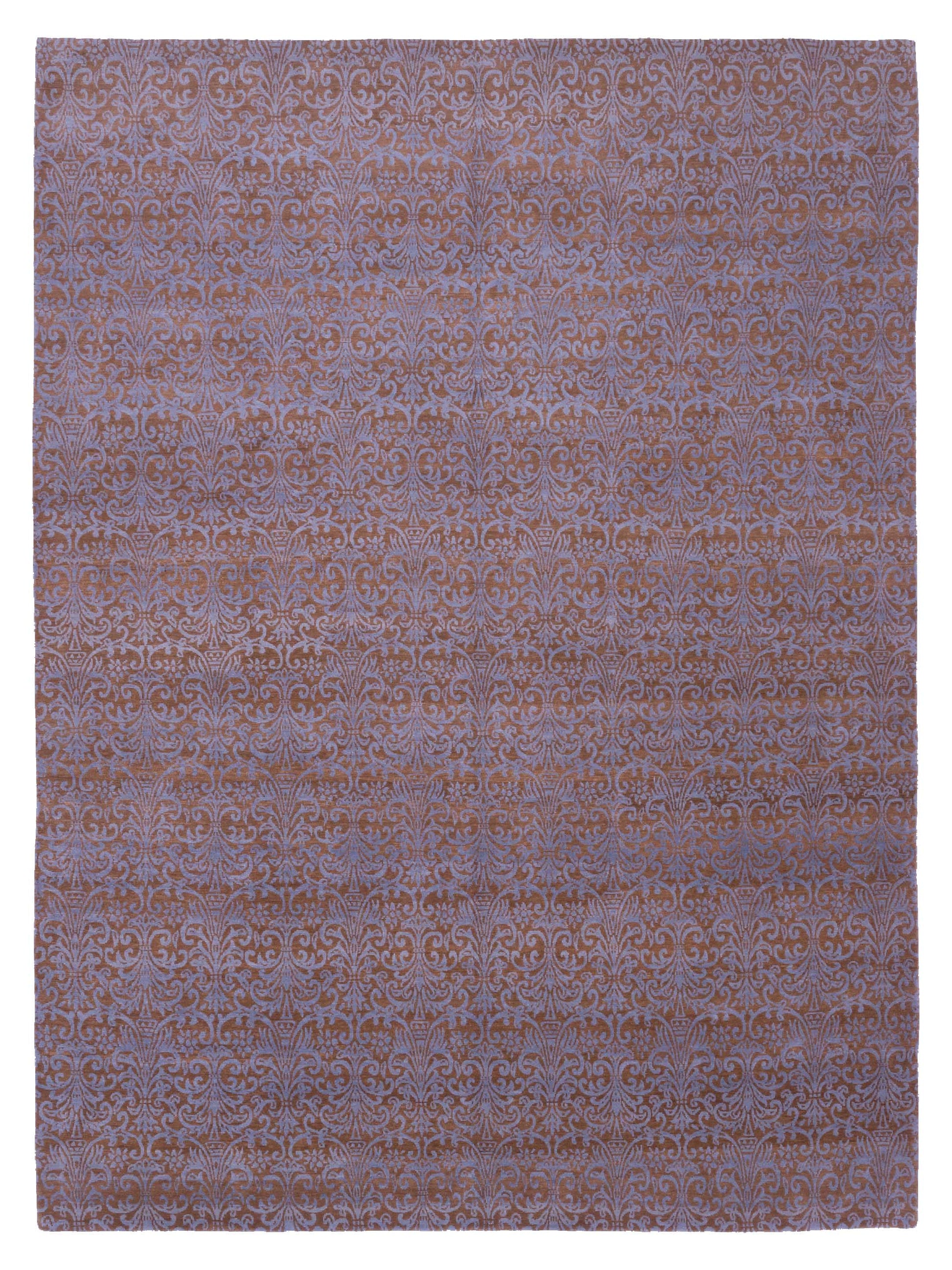 Siena Tamarian 104149 Gold Contemporary Hand Knotted Rug