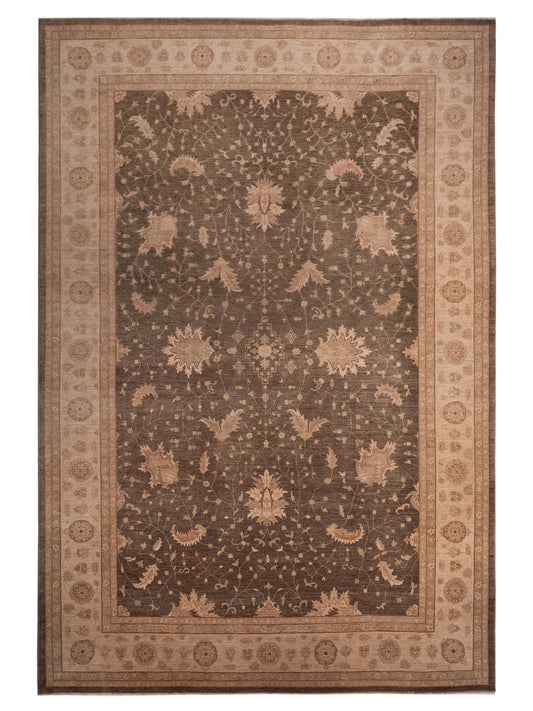 Pasha Sultan 104273 Green Traditional Hand Knotted Rug