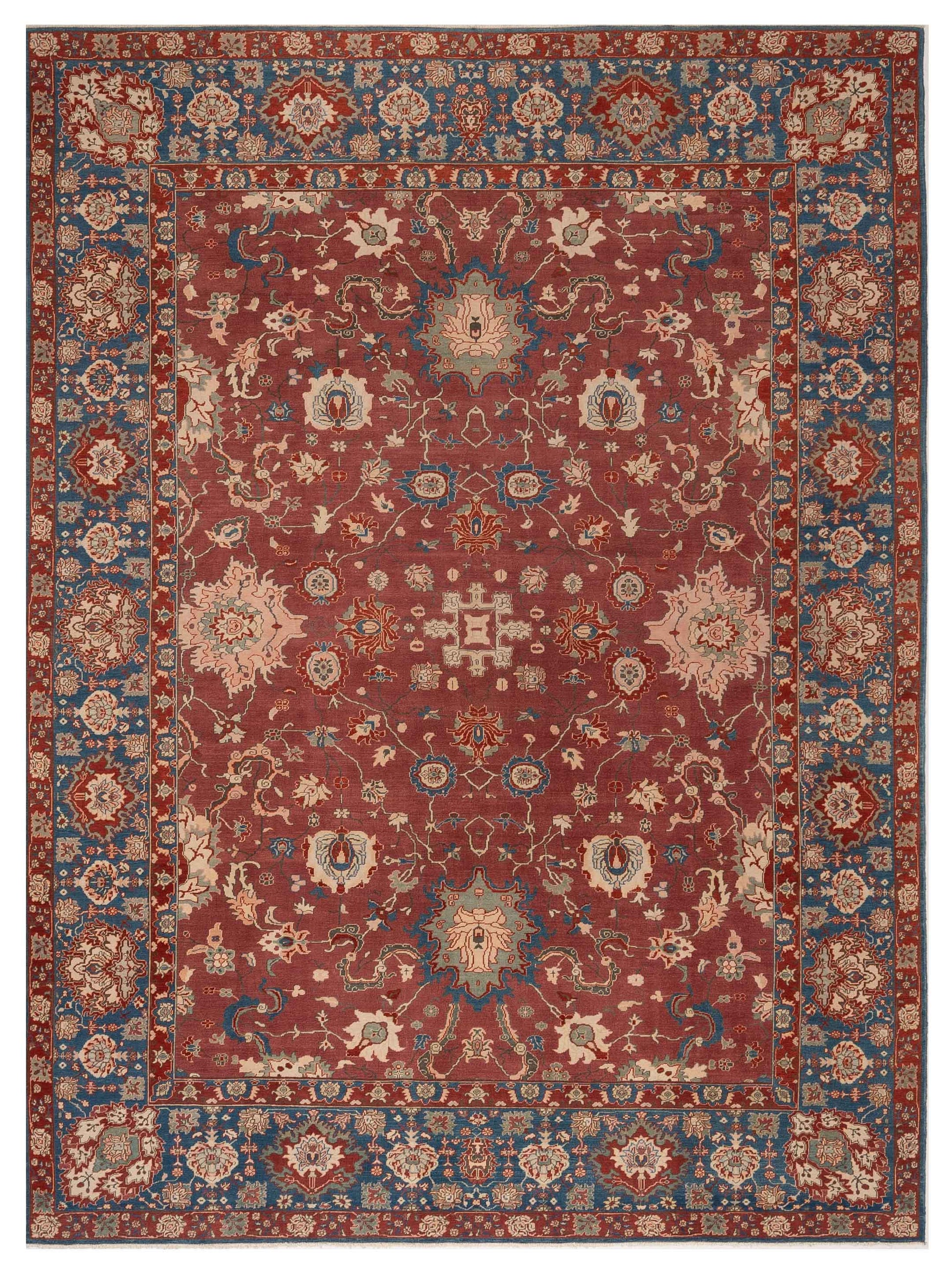 Pasha Antique Loom 104401 Rust Traditional Hand Knotted Rug