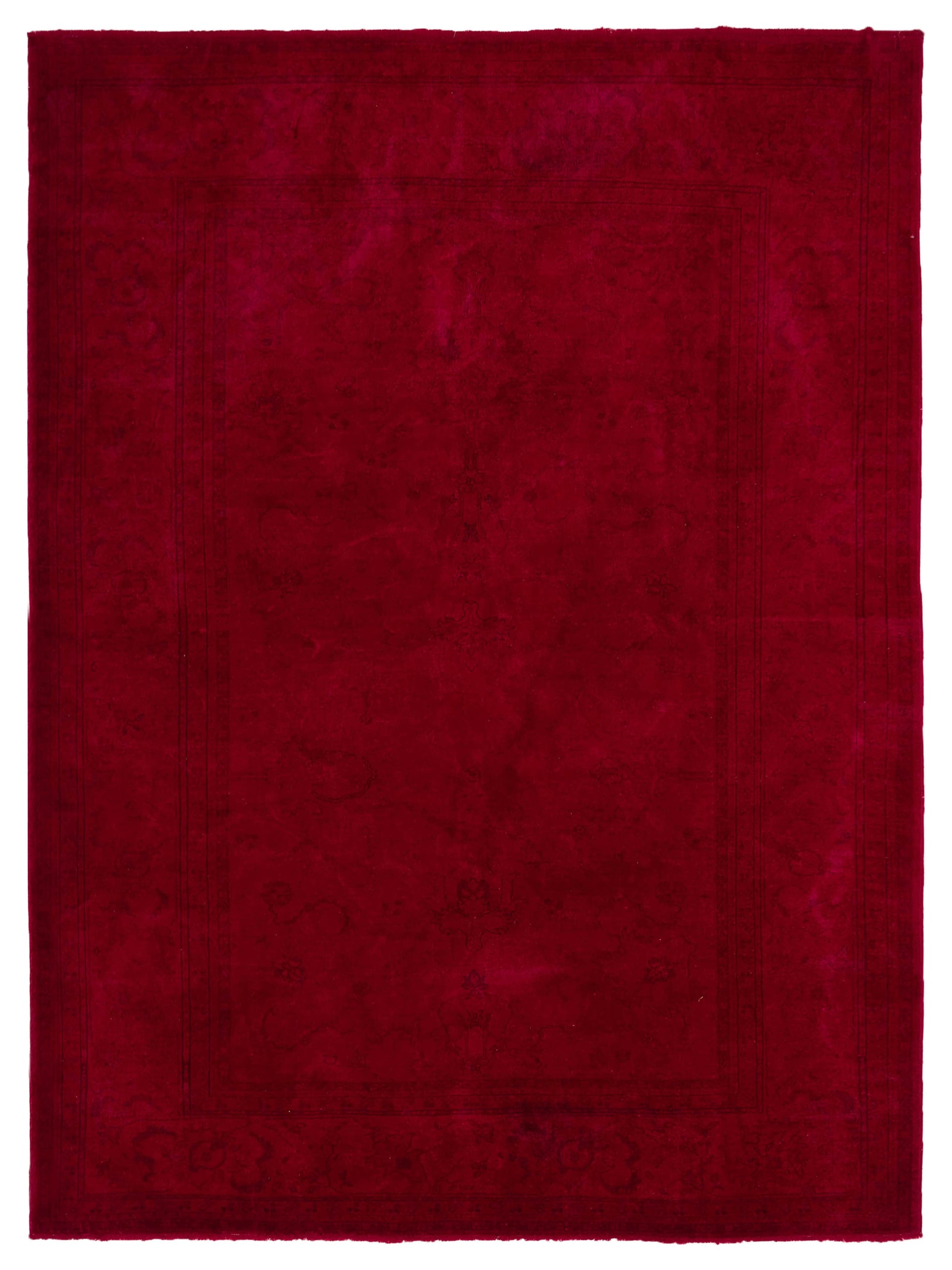 Pasha Vintage 104433 Red Transitional Hand Knotted Rug