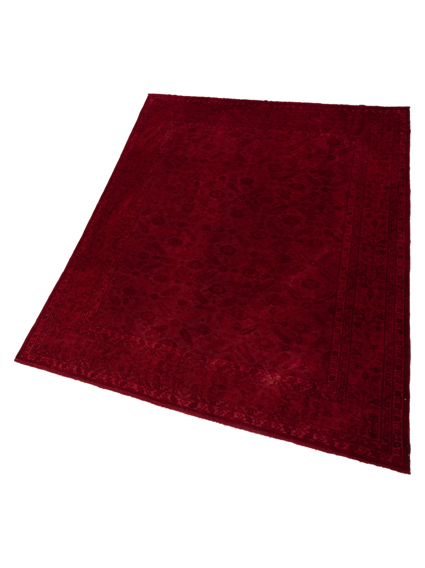 Pasha Vintage 104448 Red  Transitional Hand Knotted Rug