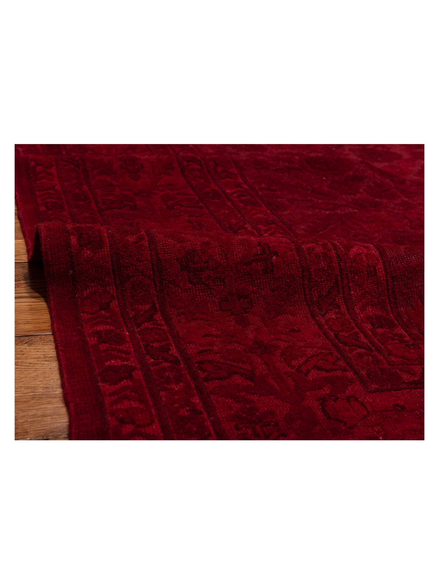 Pasha Vintage 104448 Red  Transitional Hand Knotted Rug