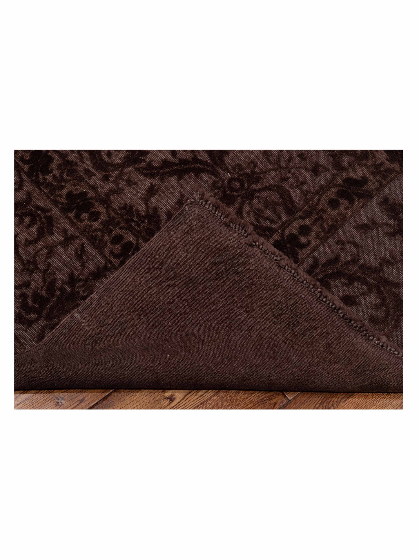 Pasha Vintage 104463 Dark Brown  Transitional Hand Knotted Rug