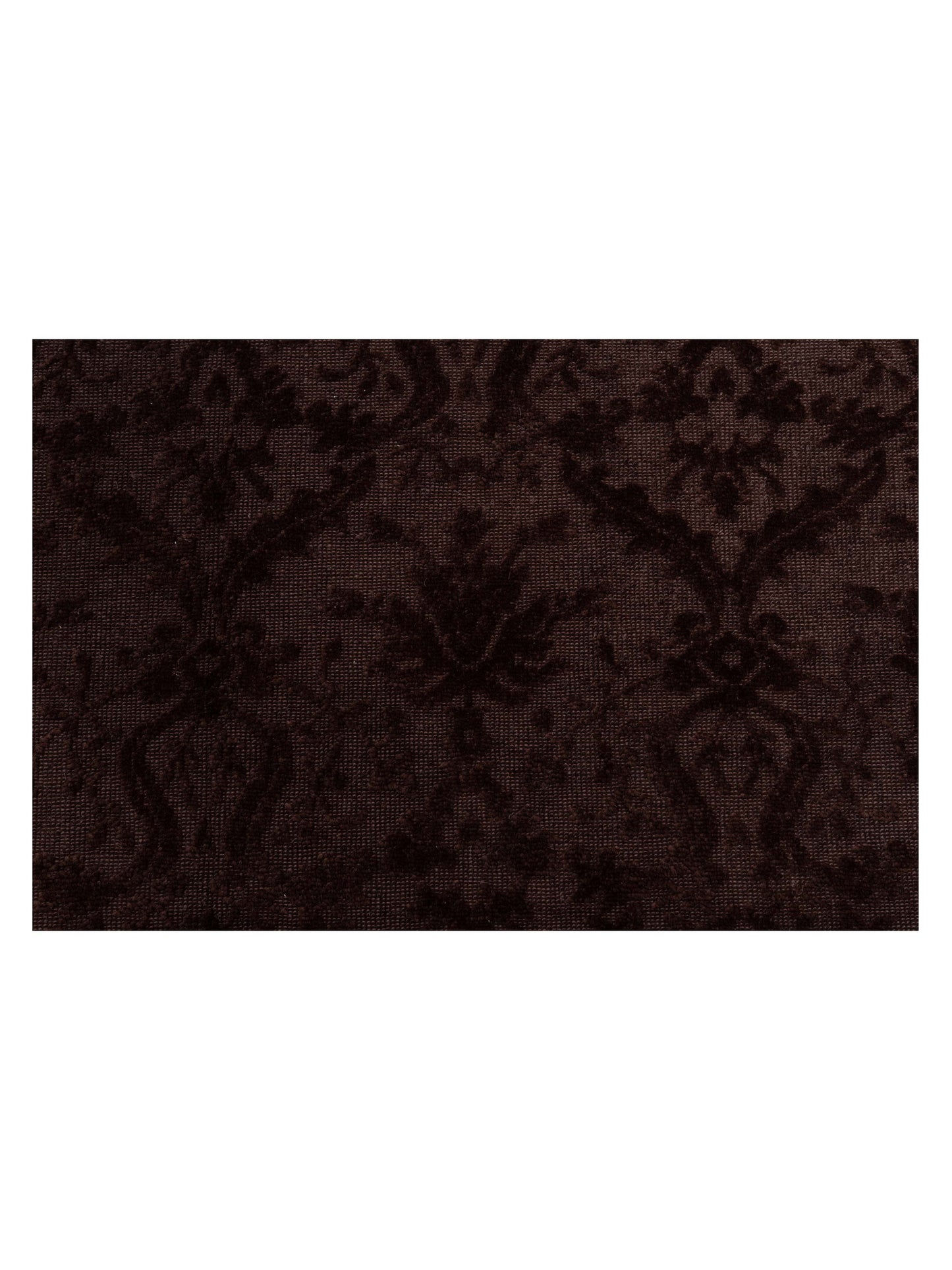 Pasha Vintage 104463 Dark Brown  Transitional Hand Knotted Rug