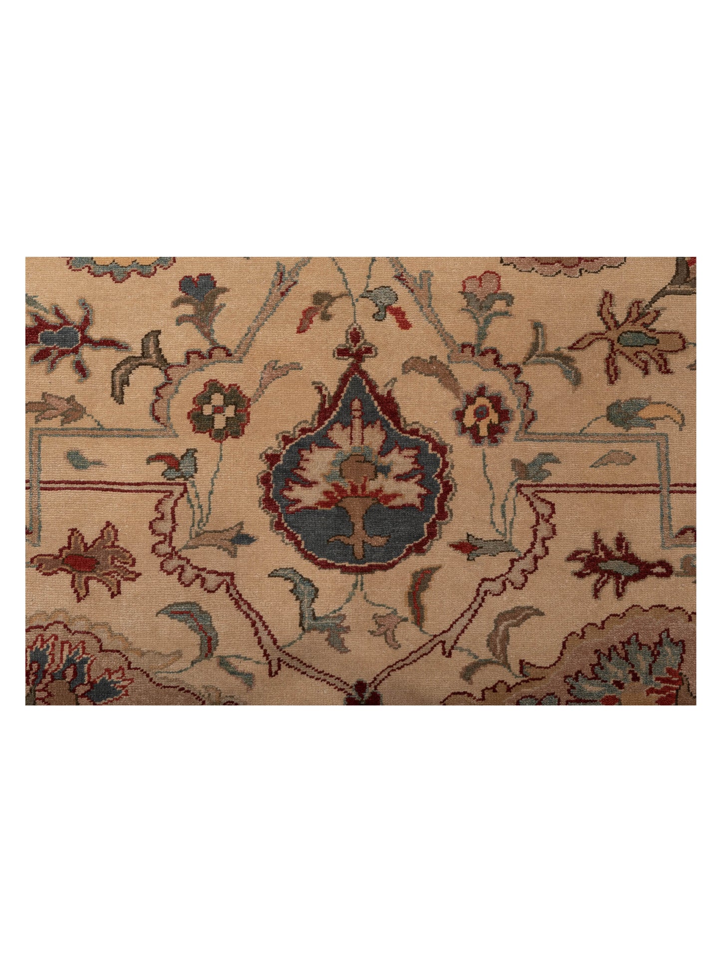 Pasha Antique Loom 104521 Beige  Traditional Hand Knotted Rug