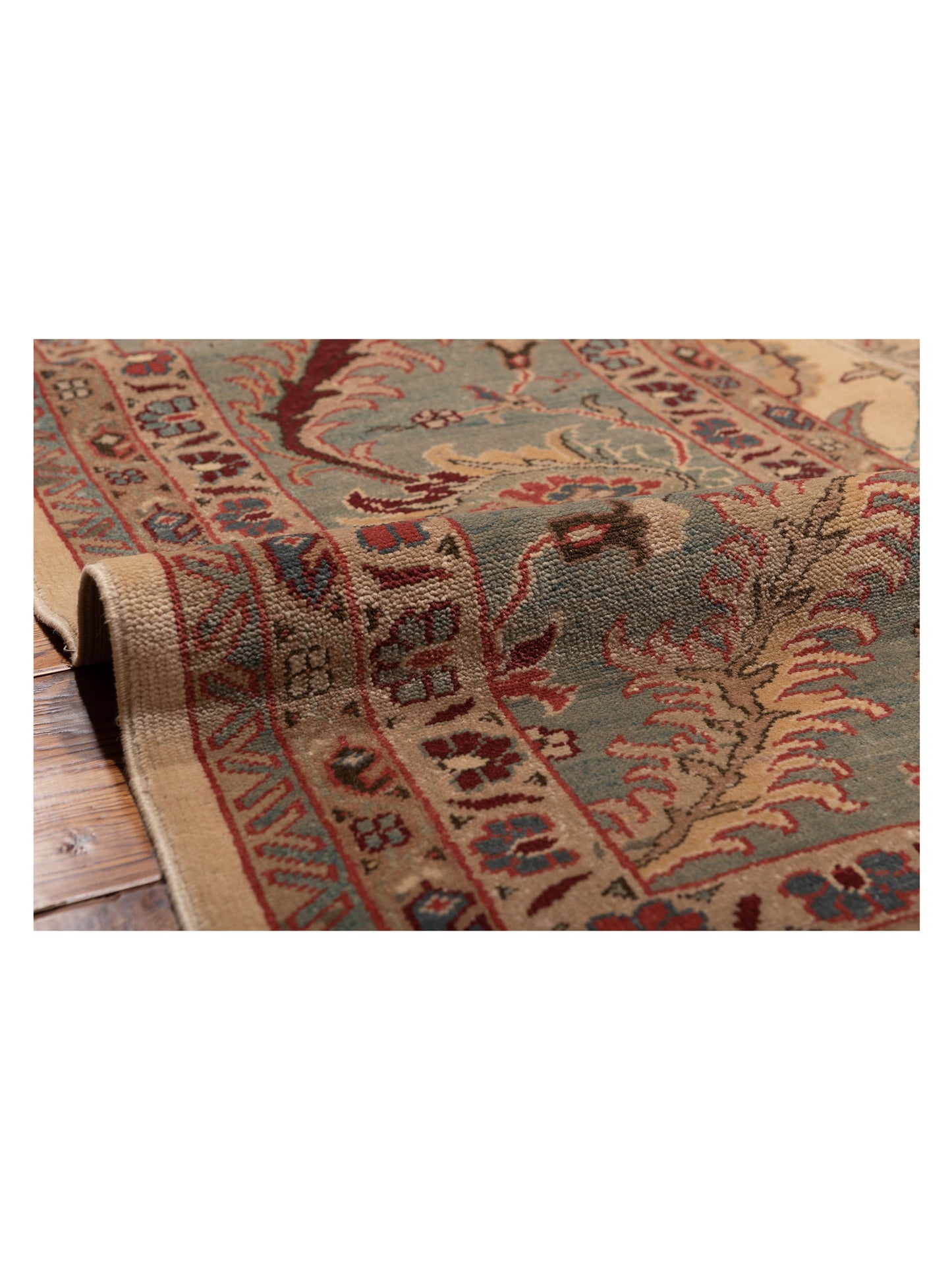 Pasha Antique Loom 104521 Beige  Traditional Hand Knotted Rug