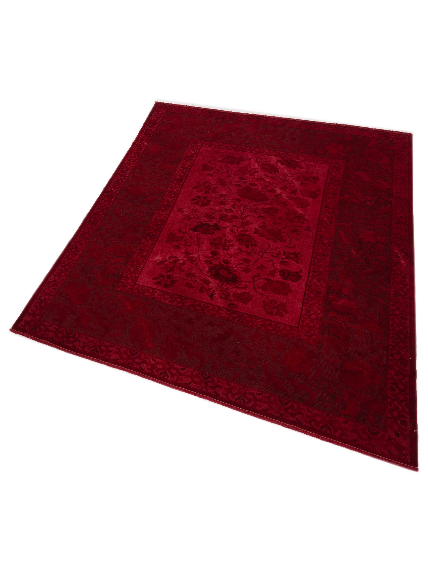 Pasha Vintage 104538 Red  Transitional Hand Knotted Rug