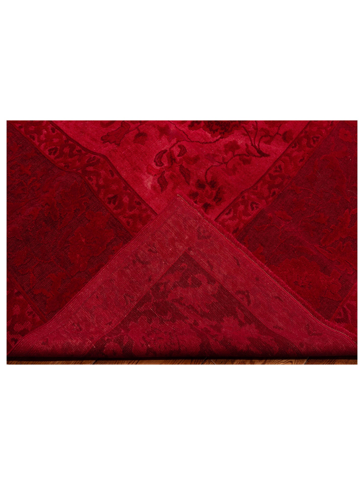 Pasha Vintage 104538 Red  Transitional Hand Knotted Rug