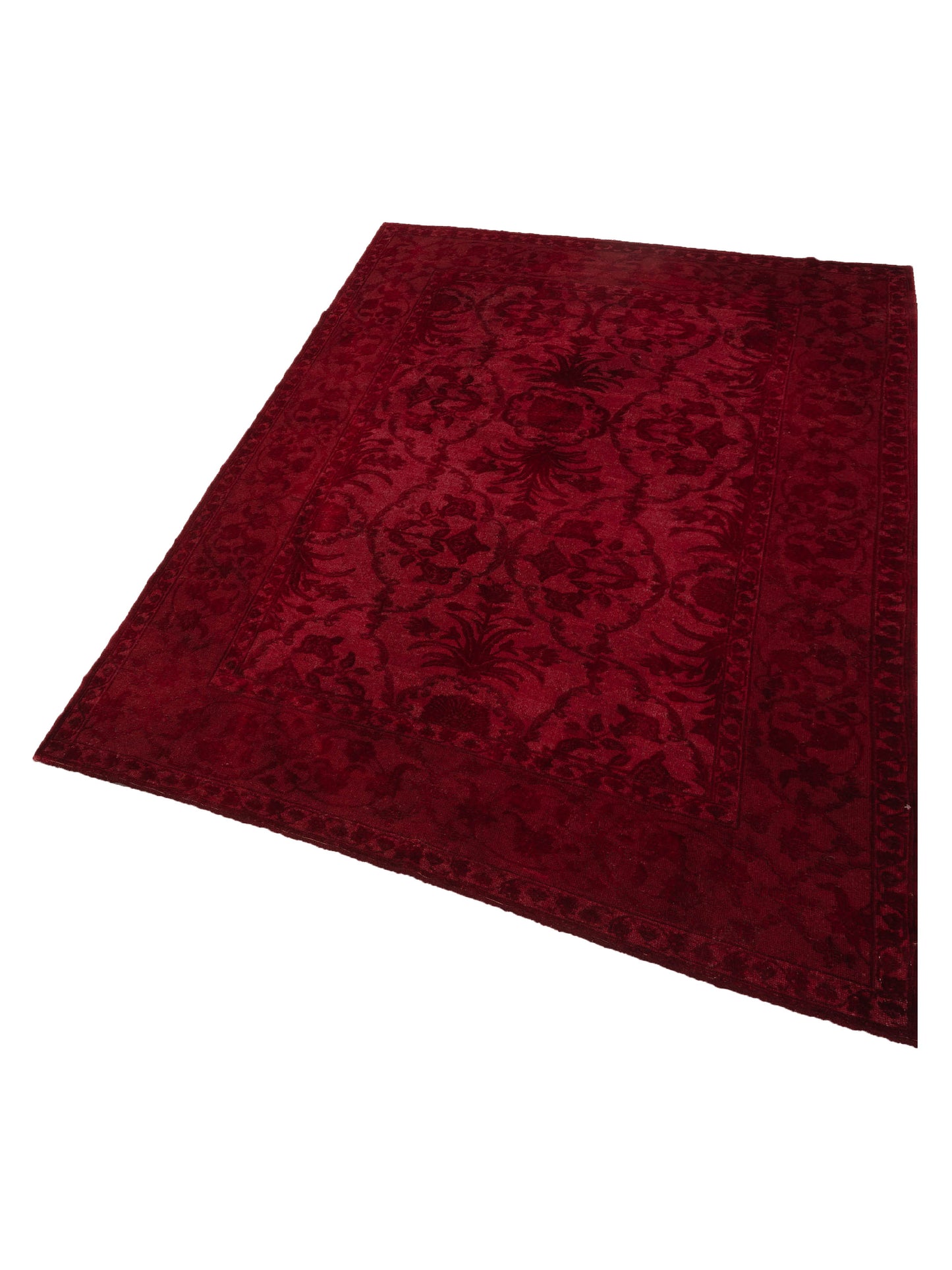 Pasha Vintage 104548 Red  Transitional Hand Knotted Rug