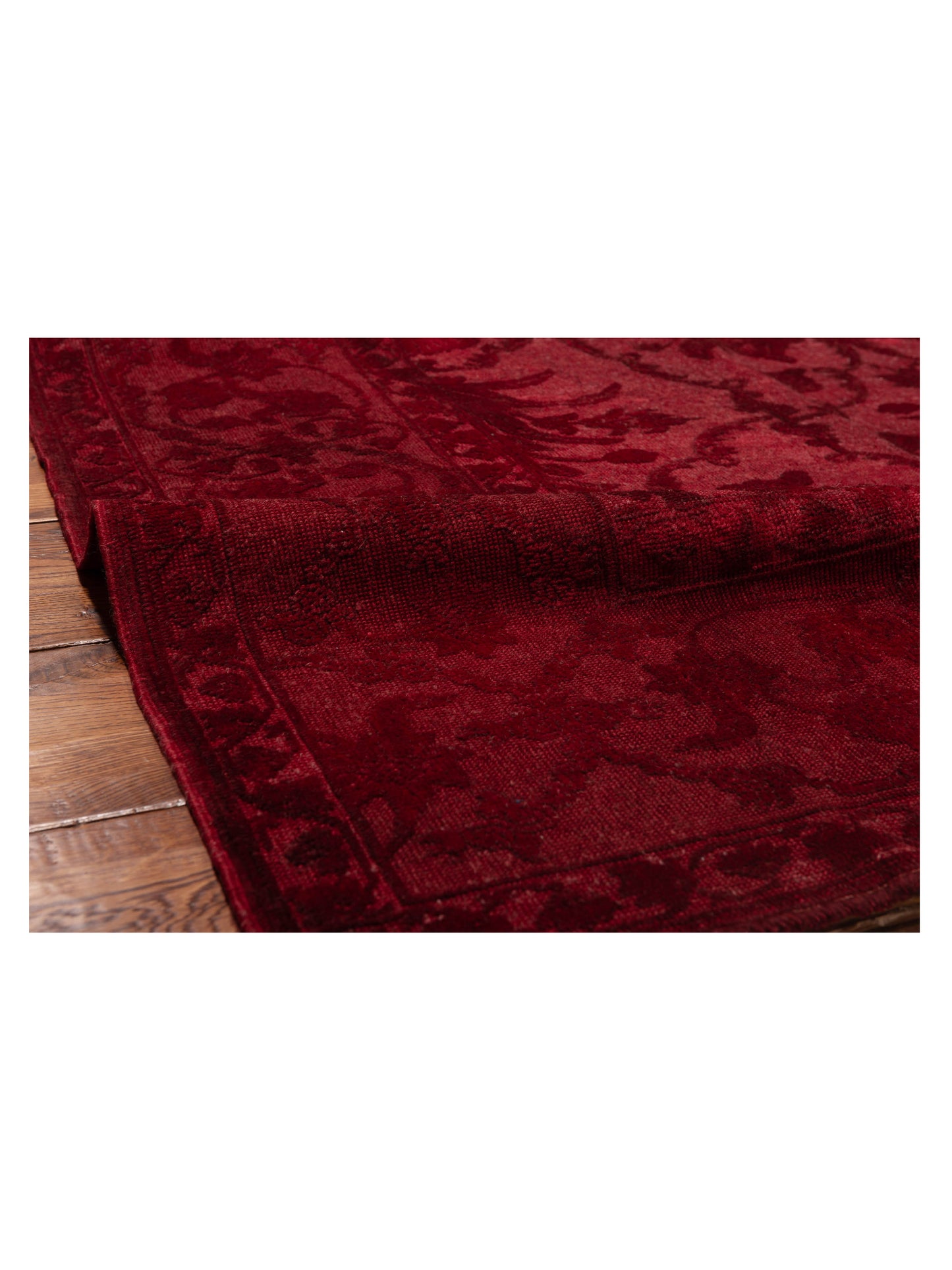 Pasha Vintage 104548 Red  Transitional Hand Knotted Rug