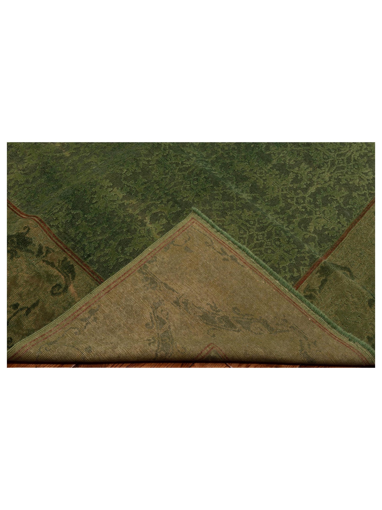 Pasha Vintage 104550 Green  Transitional Hand Knotted Rug