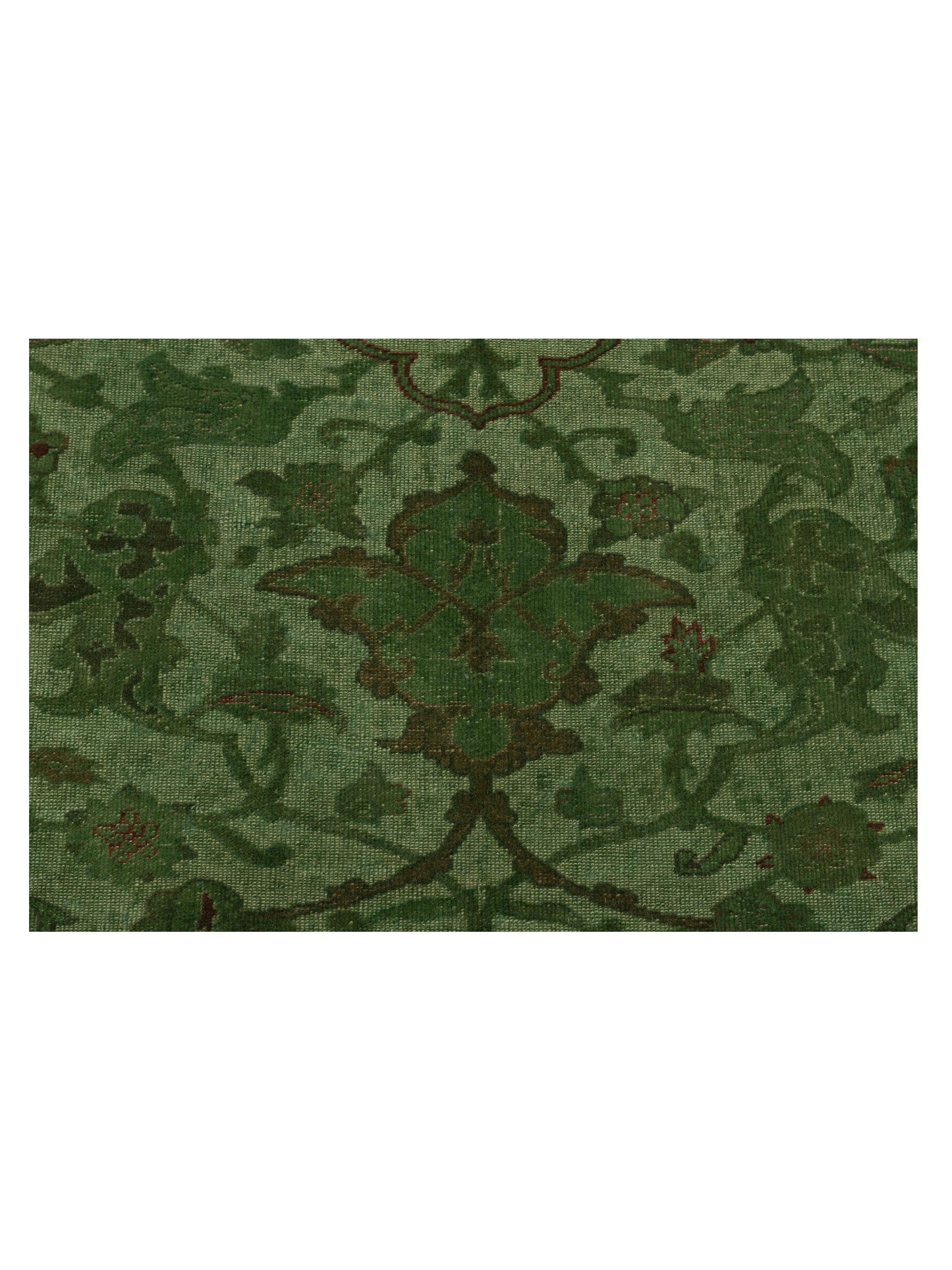 Pasha Vintage 104555 Green  Transitional Hand Knotted Rug