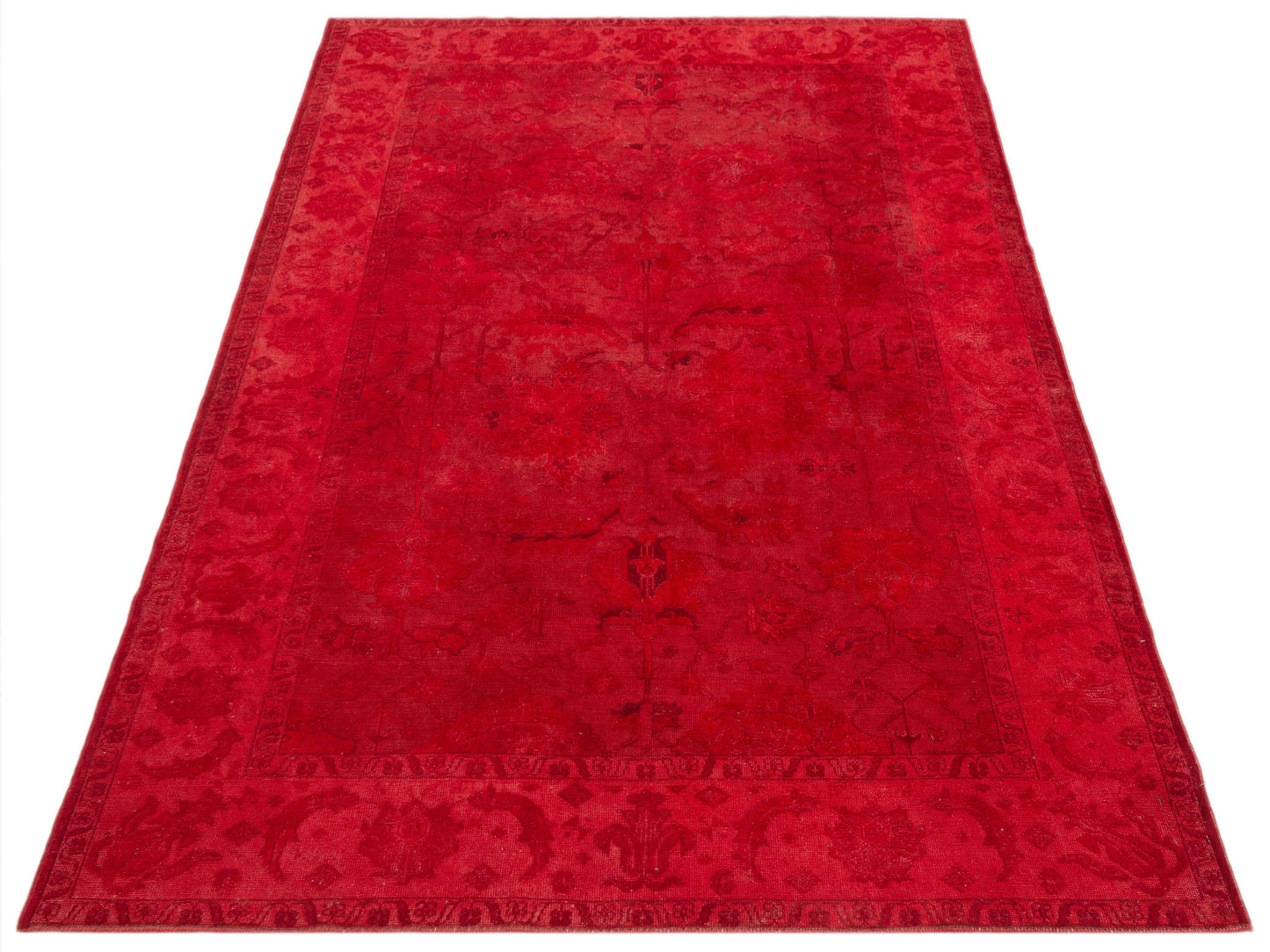 Pasha Vintage 104566 Red  Transitional Hand Knotted Rug