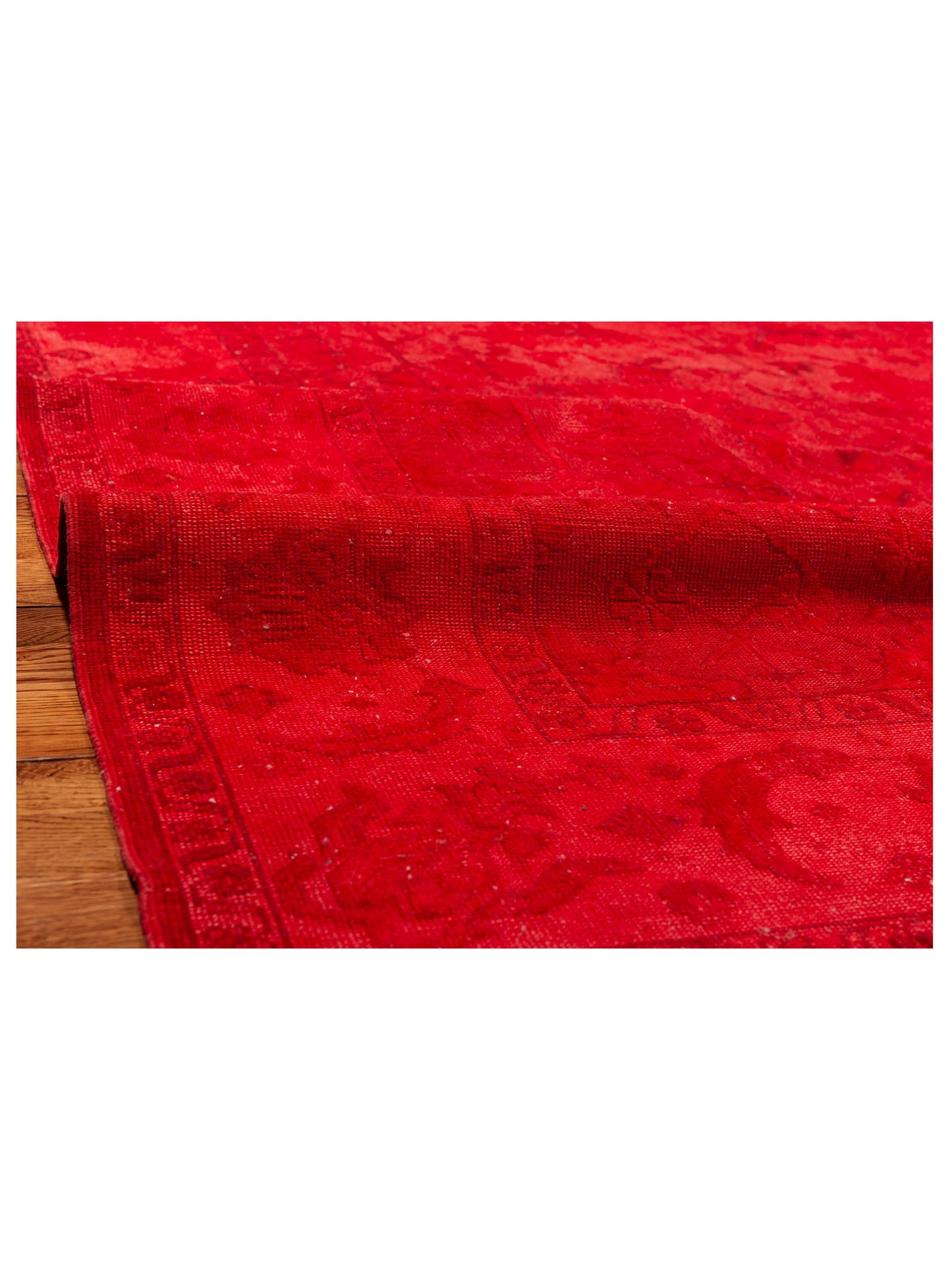 Pasha Vintage 104566 Red  Transitional Hand Knotted Rug