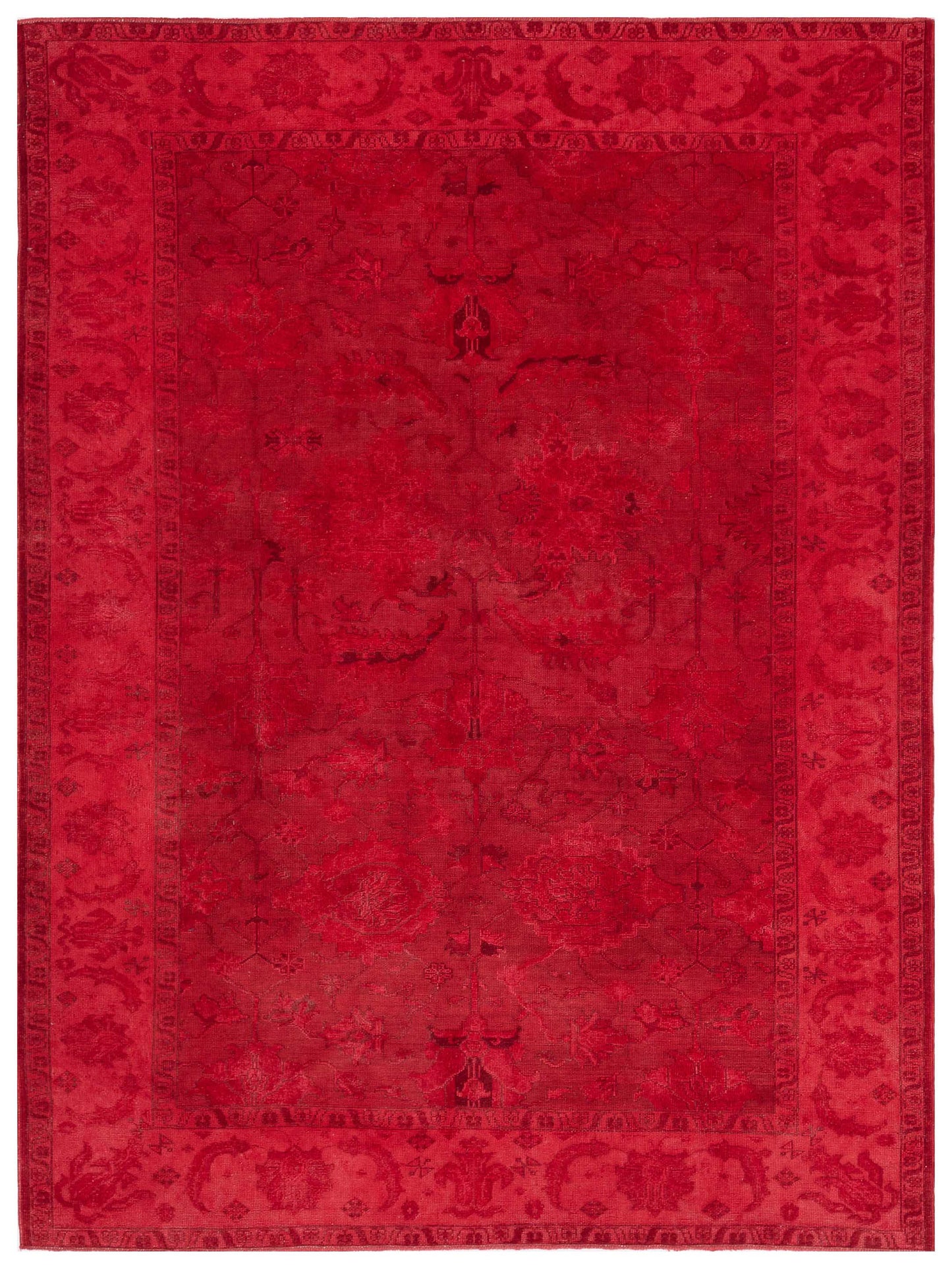 Pasha Vintage 104566 Red Transitional Hand Knotted Rug