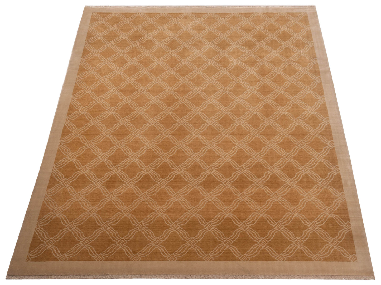 Bergamo Alara 104692 Gold  Transitional Machine Made Rug