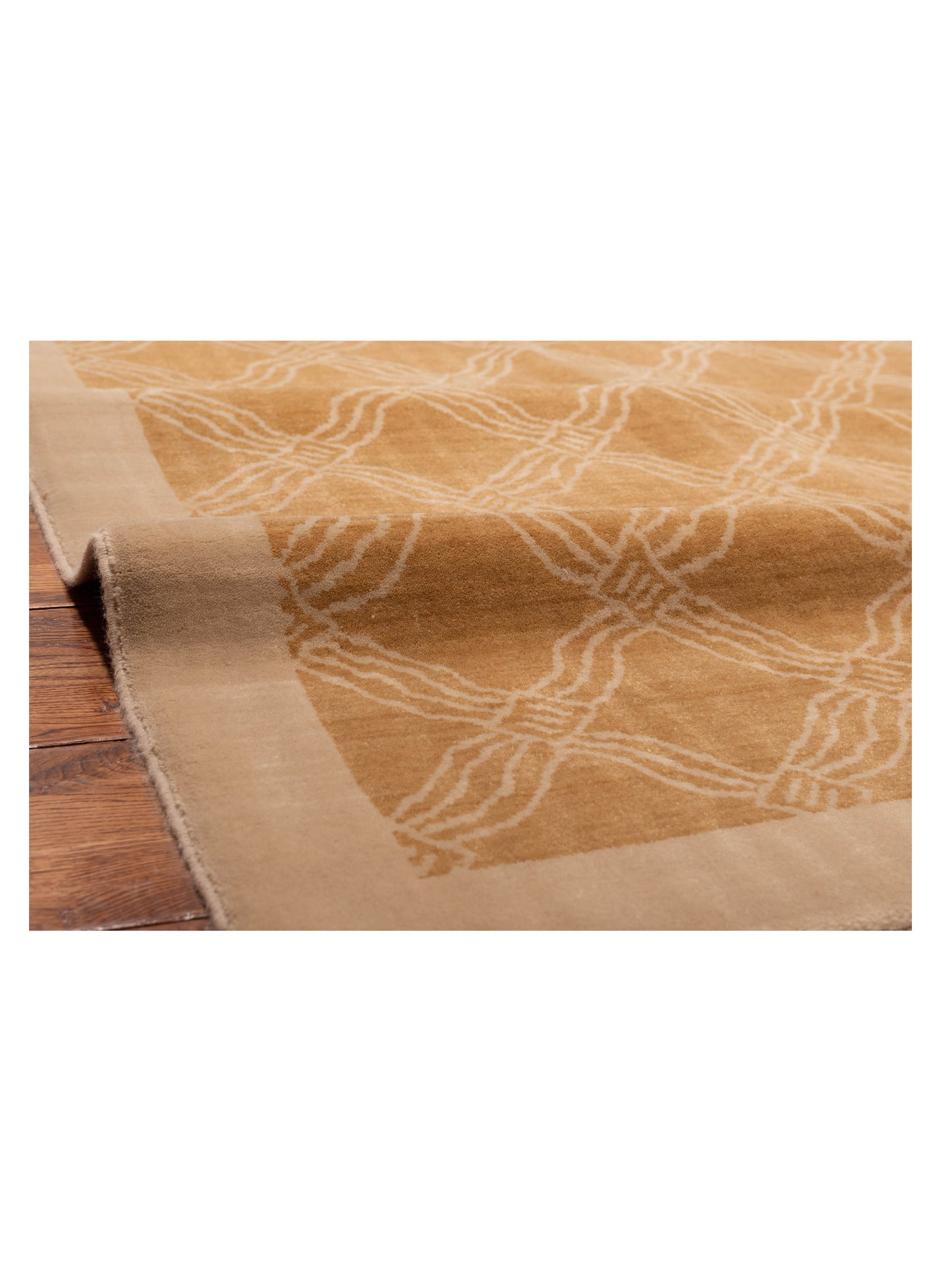 Bergamo Alara 104692 Gold  Transitional Machine Made Rug