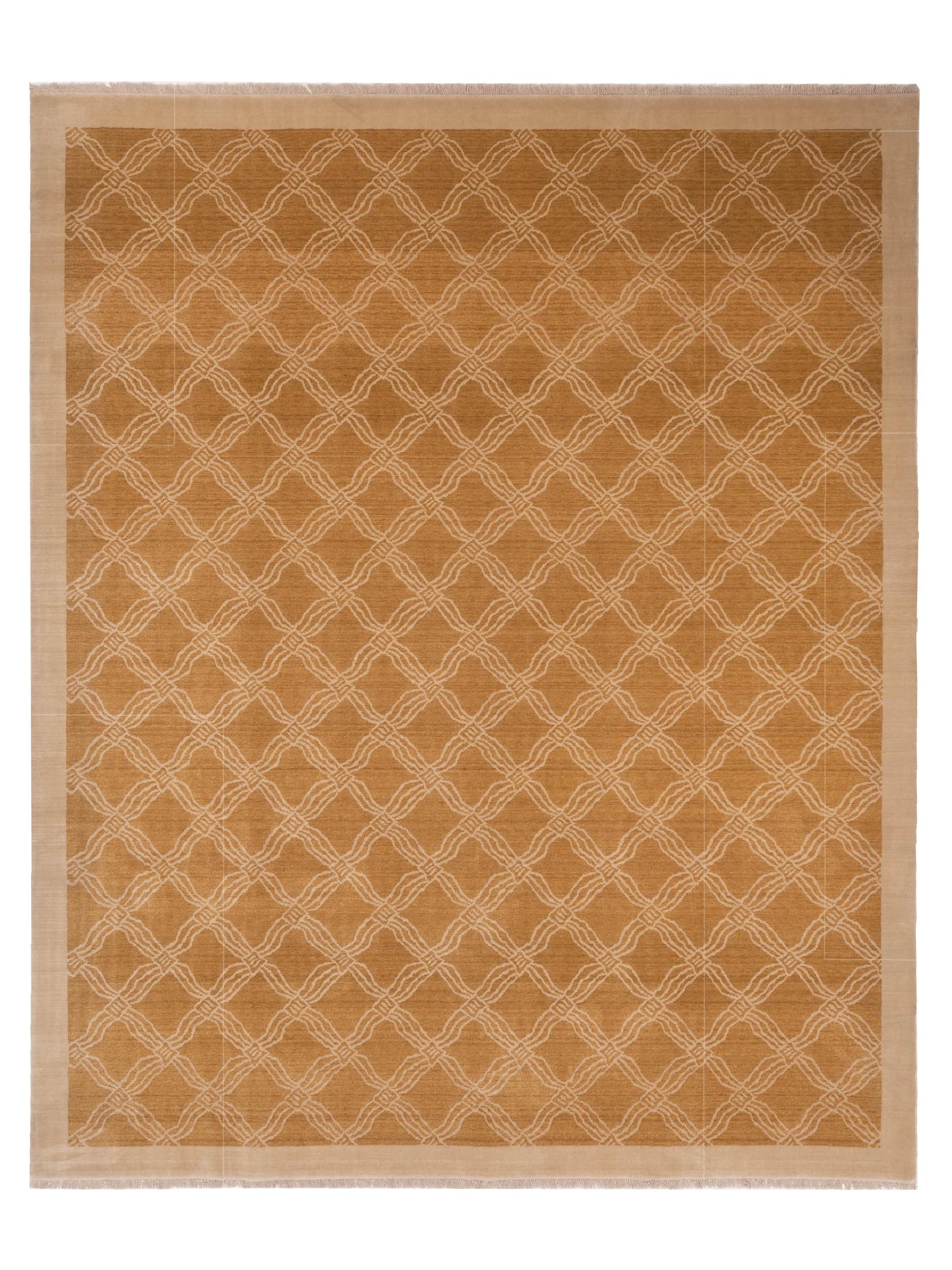 Bergamo Alara 104692 Gold Transitional Machine Made Rug