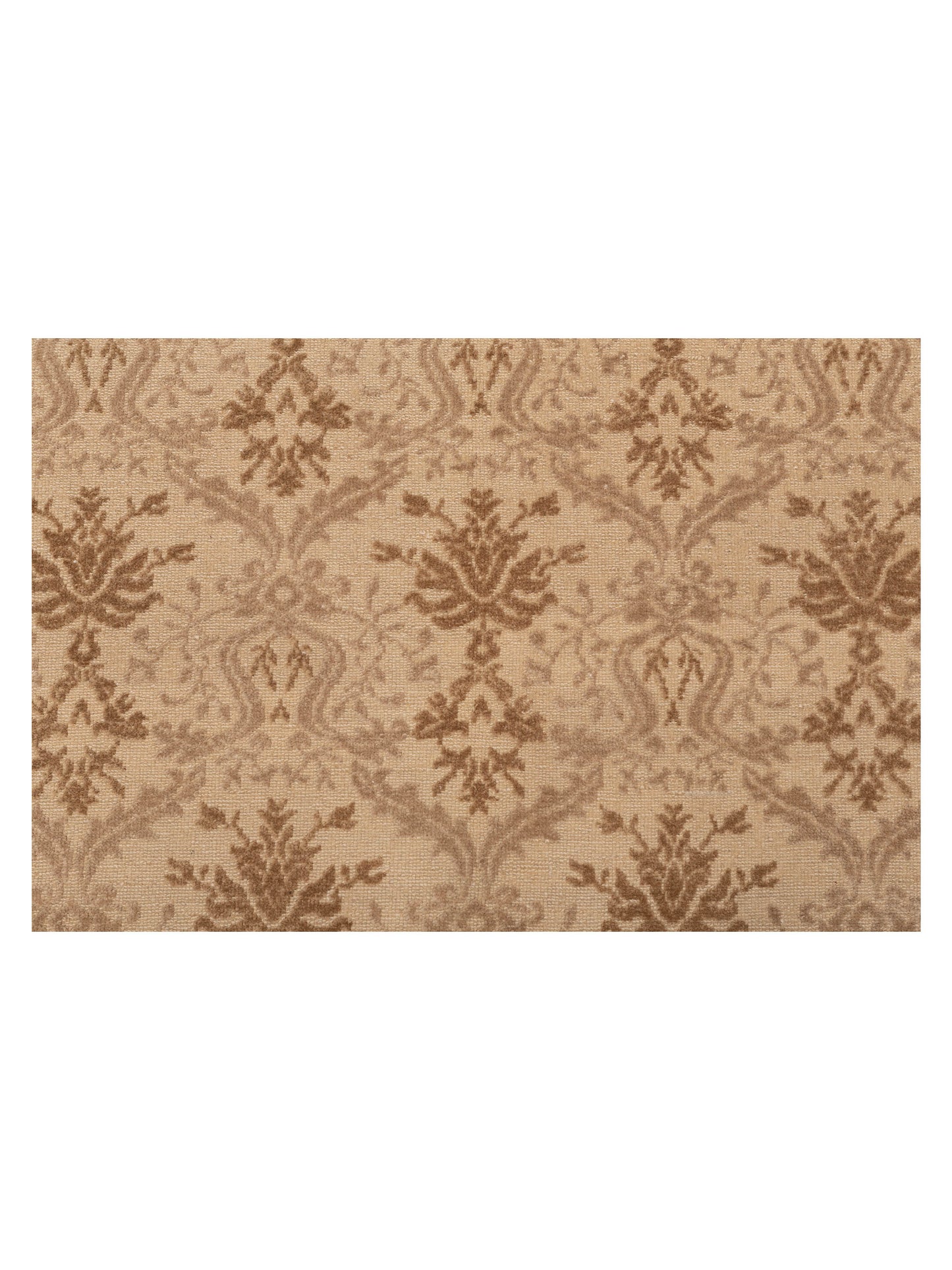 Pasha Defne Begonia Beige Beige Transitional Hand Knotted Rug