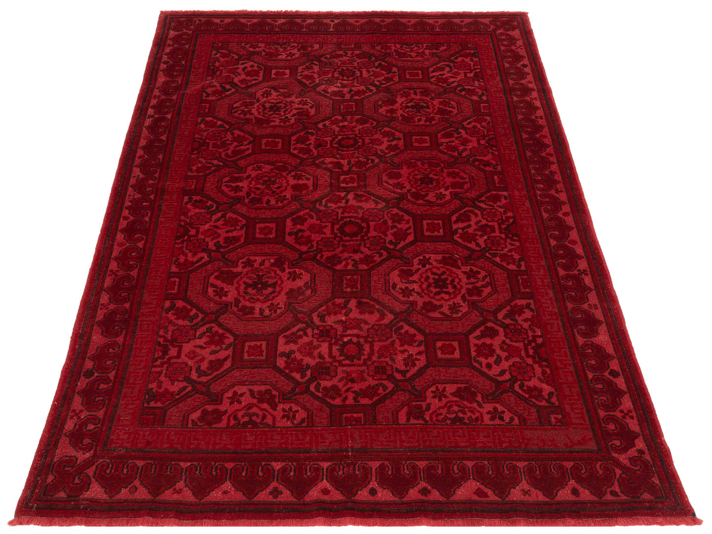 Pasha Vintage 105134 Red  Transitional Hand Knotted Rug