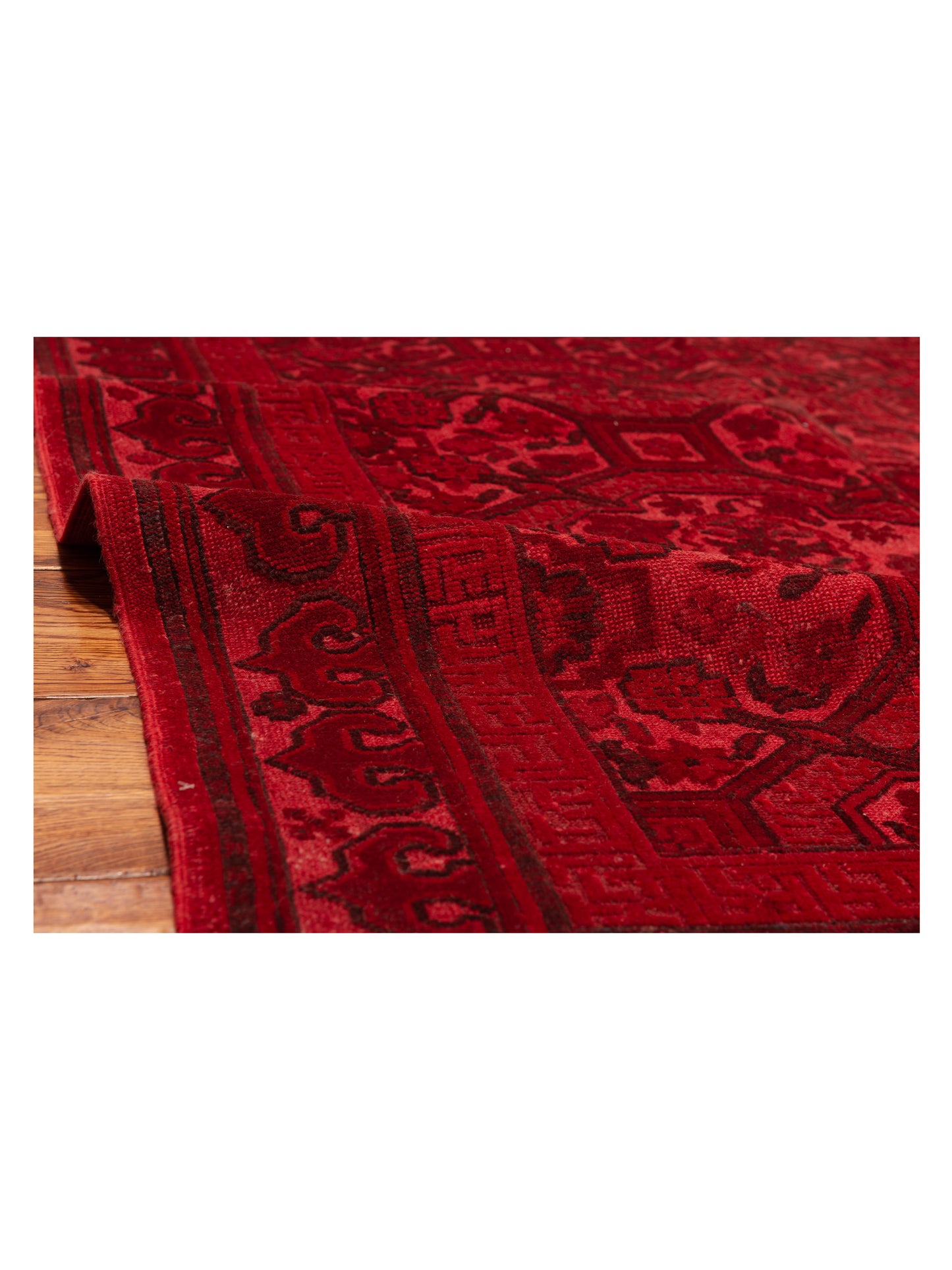 Pasha Vintage 105134 Red  Transitional Hand Knotted Rug