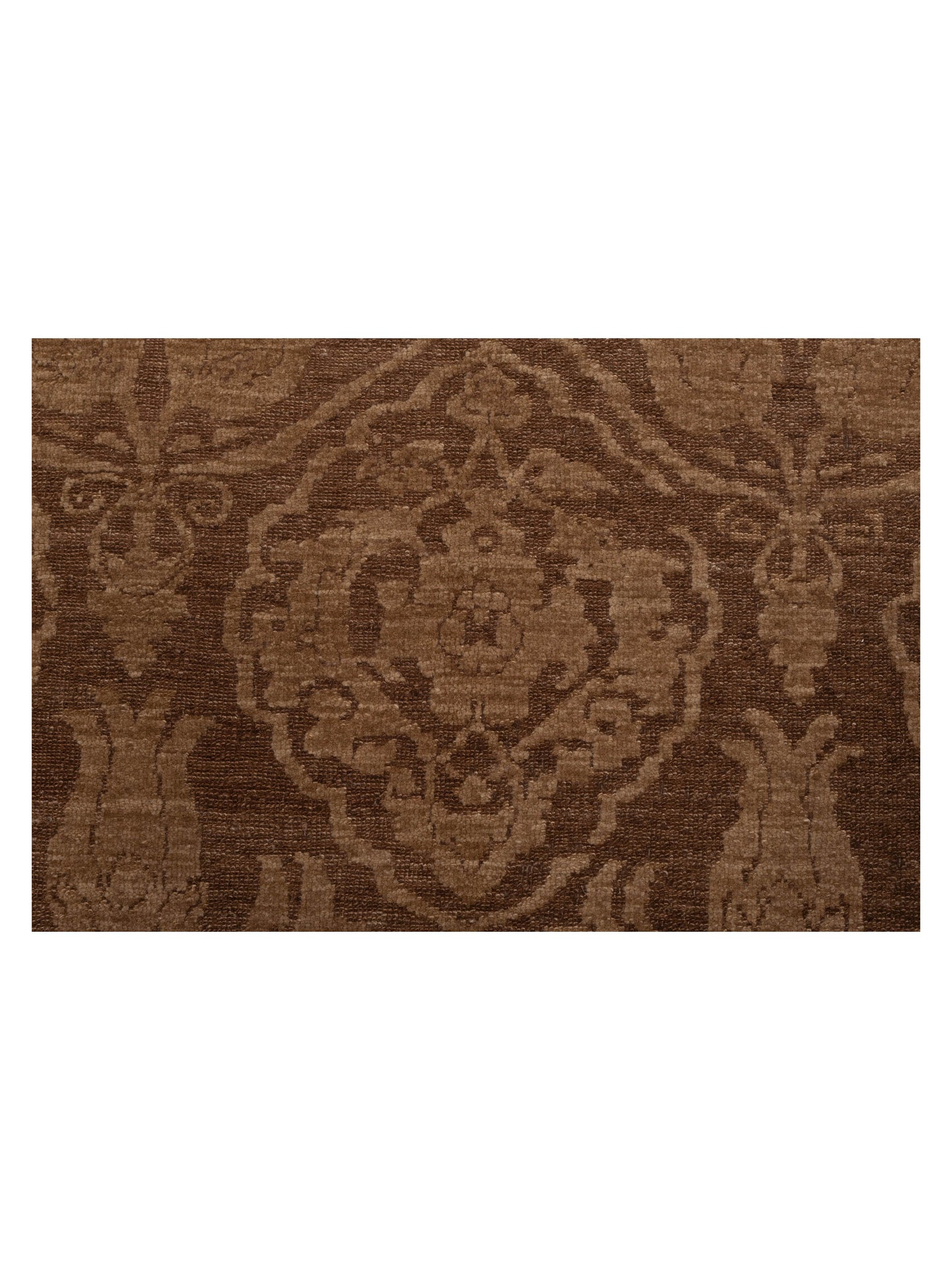 Pasha Defne Tulip Dark Brown Brown Transitional Hand Knotted Rug