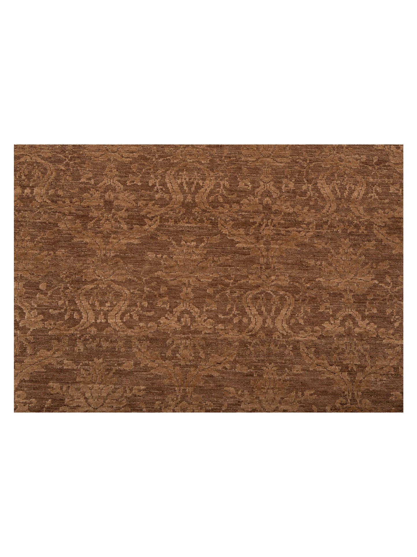 Pasha Defne Begonia Dark Brown Brown Transitional Hand Knotted Rug