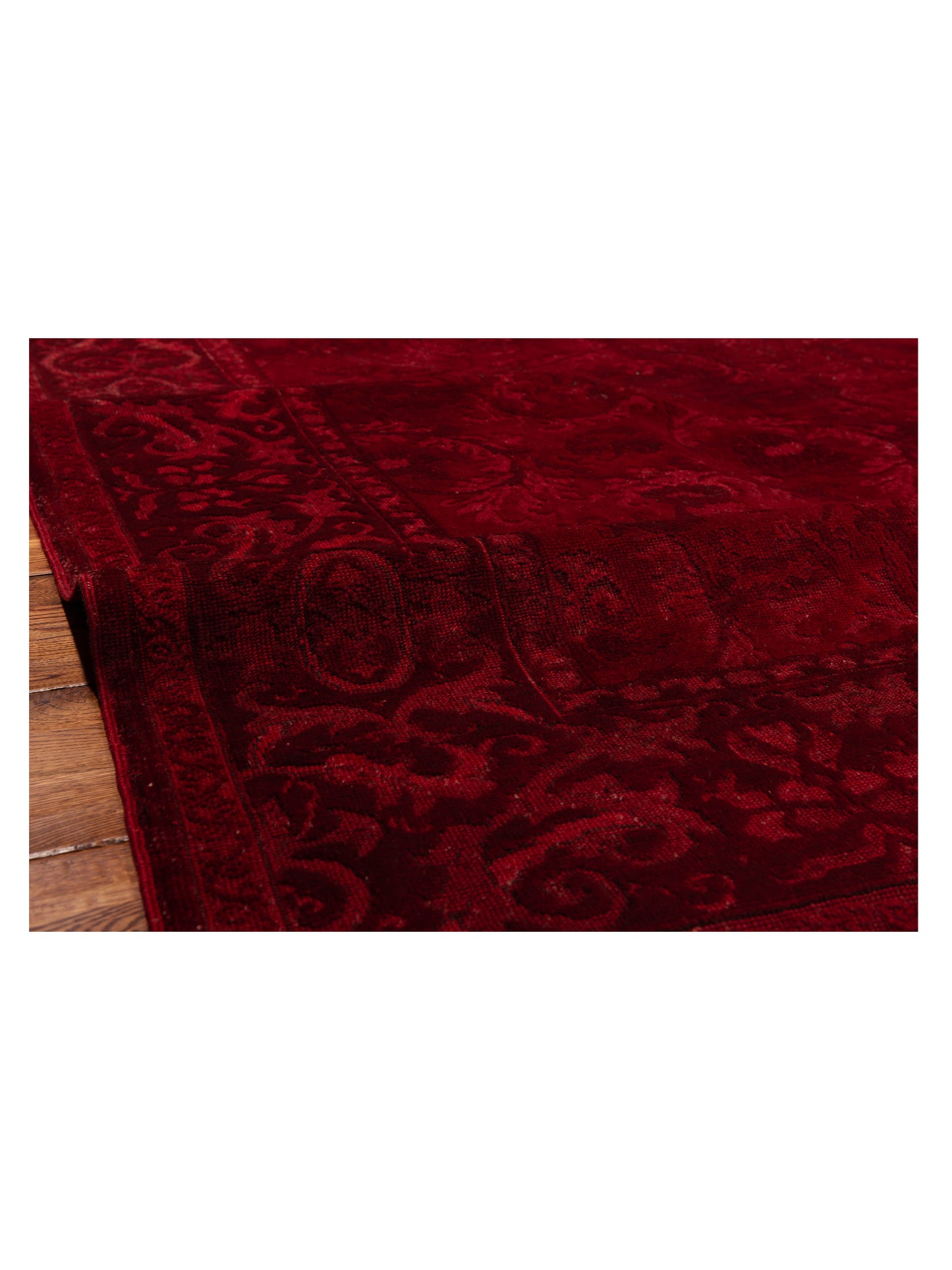 Pasha Vintage 106712 Red  Transitional Hand Knotted Rug