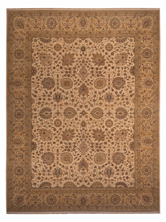 Rajpur Haji Jalili 106763 Cream Transitional Hand Knotted Rug