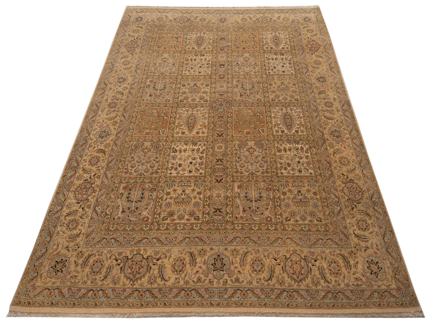 Rajpur Haji Jalili 106768 Multi  Transitional Hand Knotted Rug