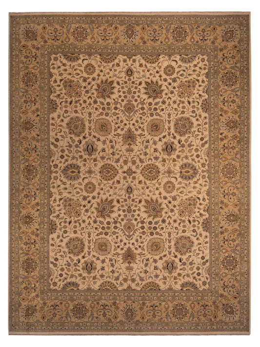 Rajpur Haji Jalili 106788 Ivory Transitional Hand Knotted Rug