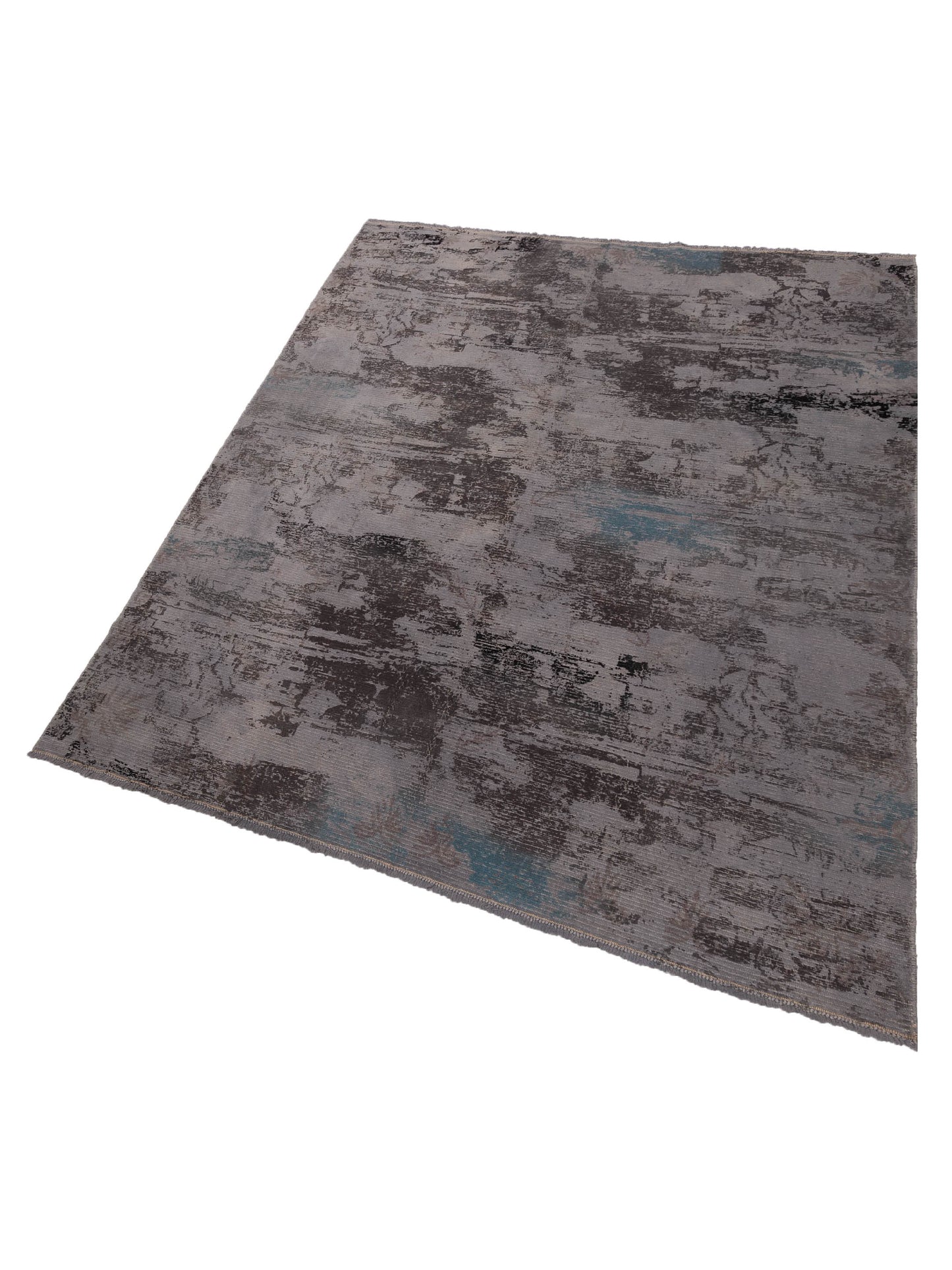 Pasha Vintage 107395 Gray  Contemporary Hand Knotted Rug