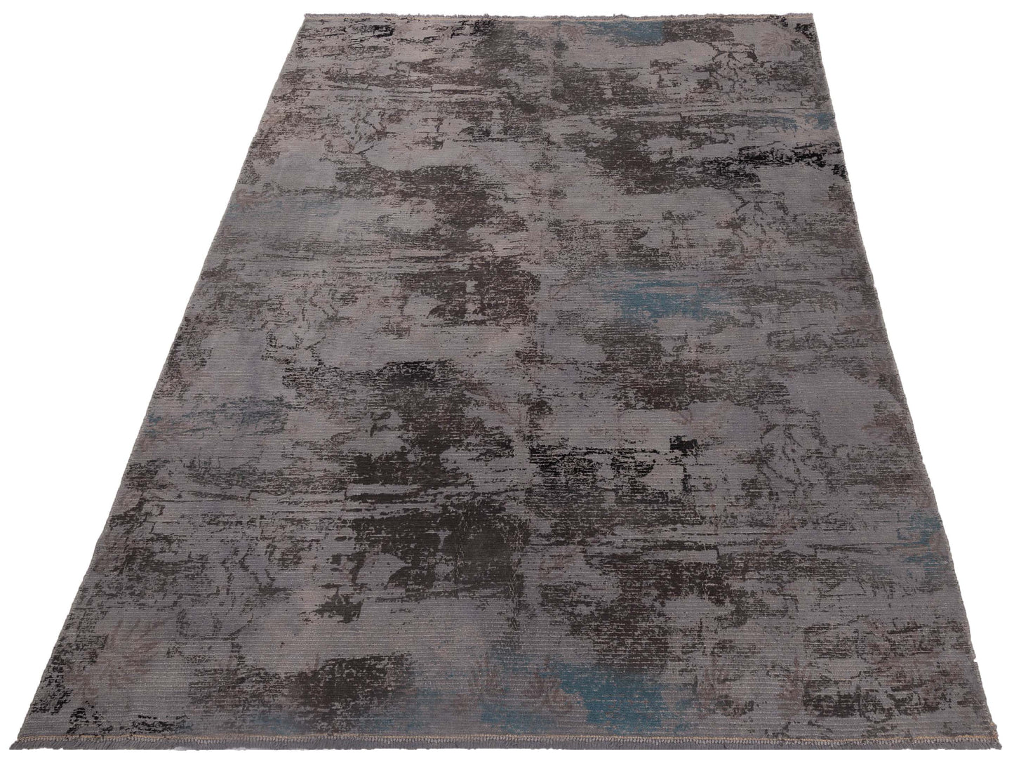 Pasha Vintage 107395 Gray  Contemporary Hand Knotted Rug