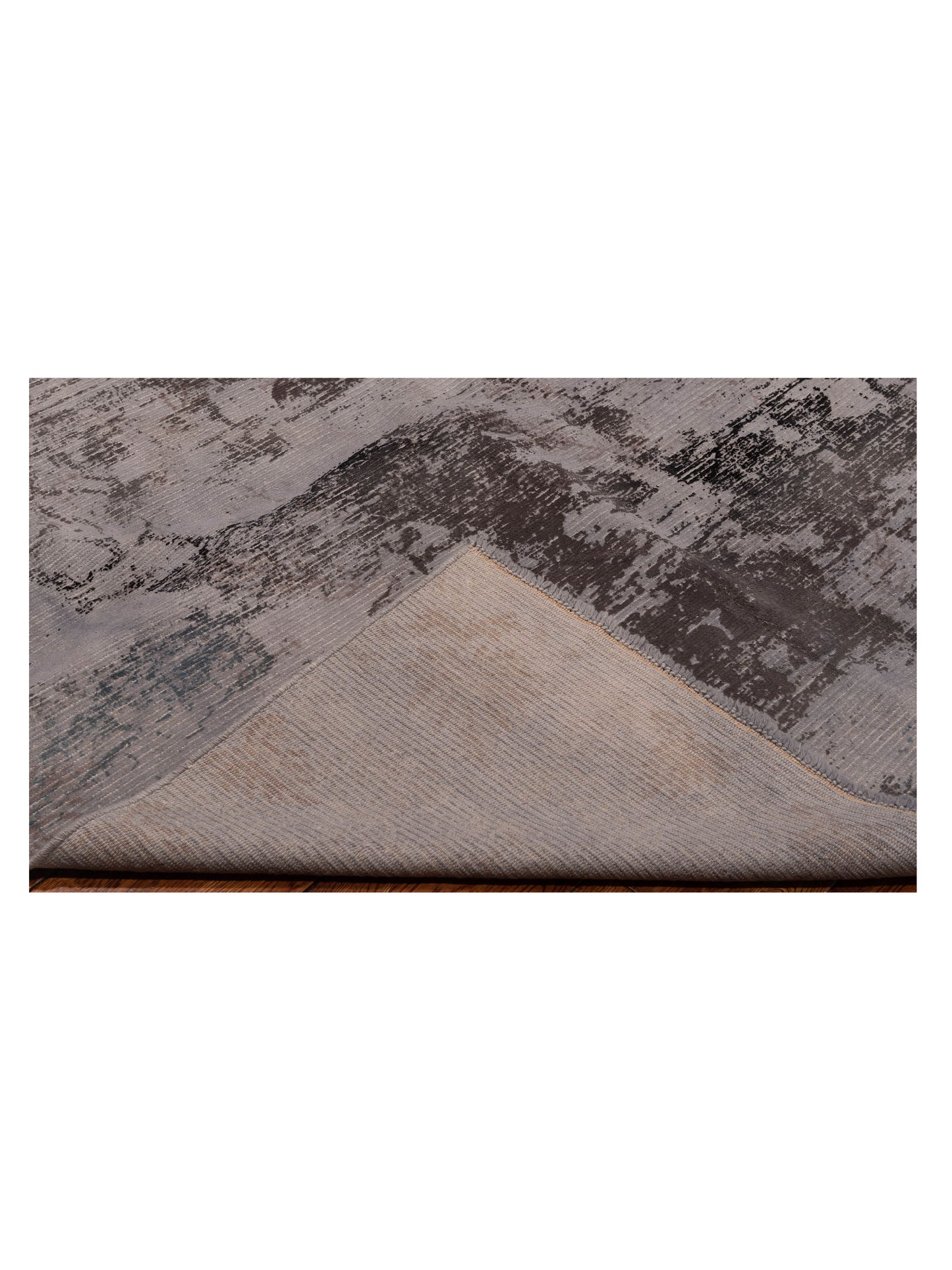 Pasha Vintage 107395 Gray  Contemporary Hand Knotted Rug