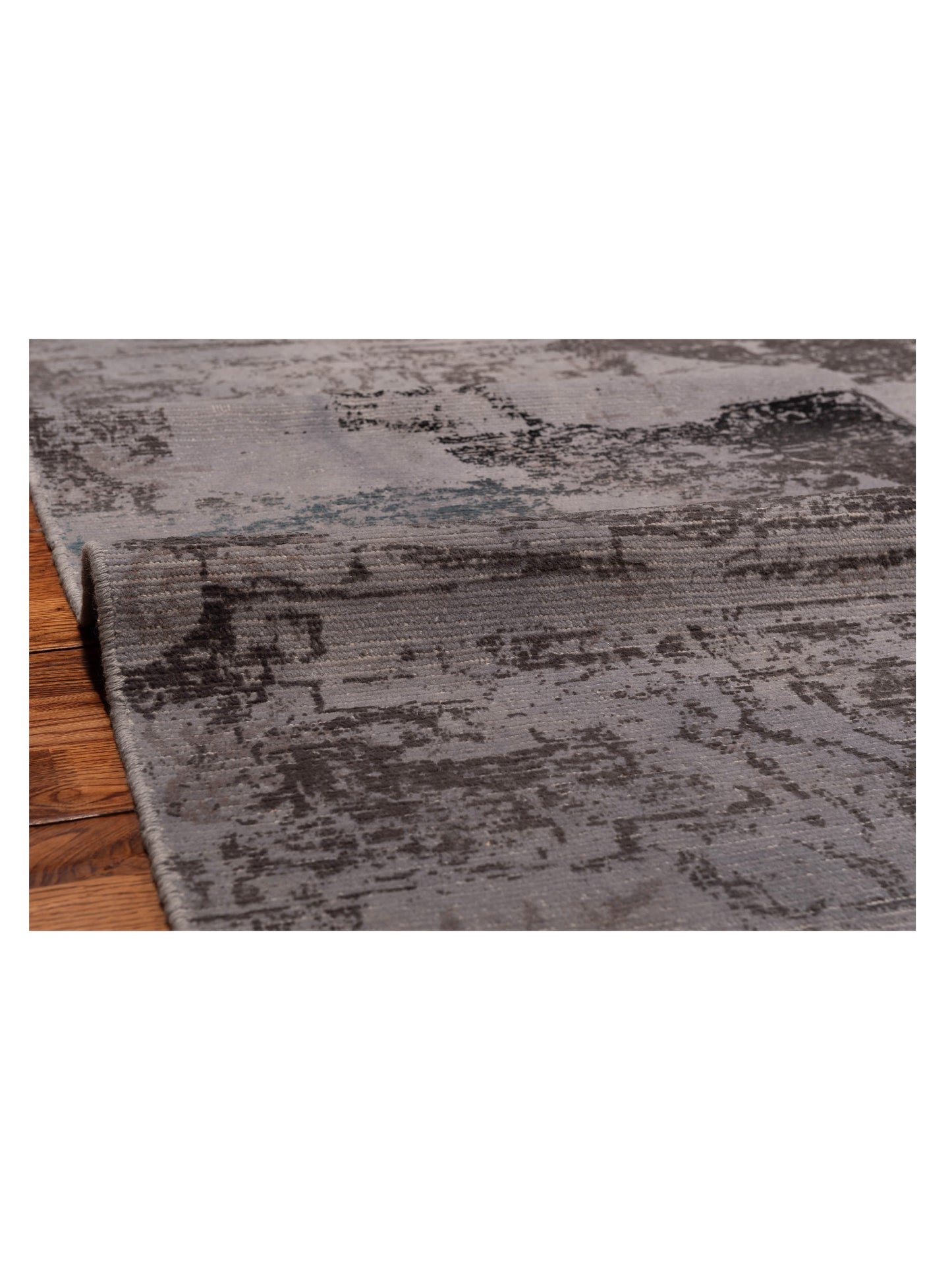 Pasha Vintage 107395 Gray  Contemporary Hand Knotted Rug