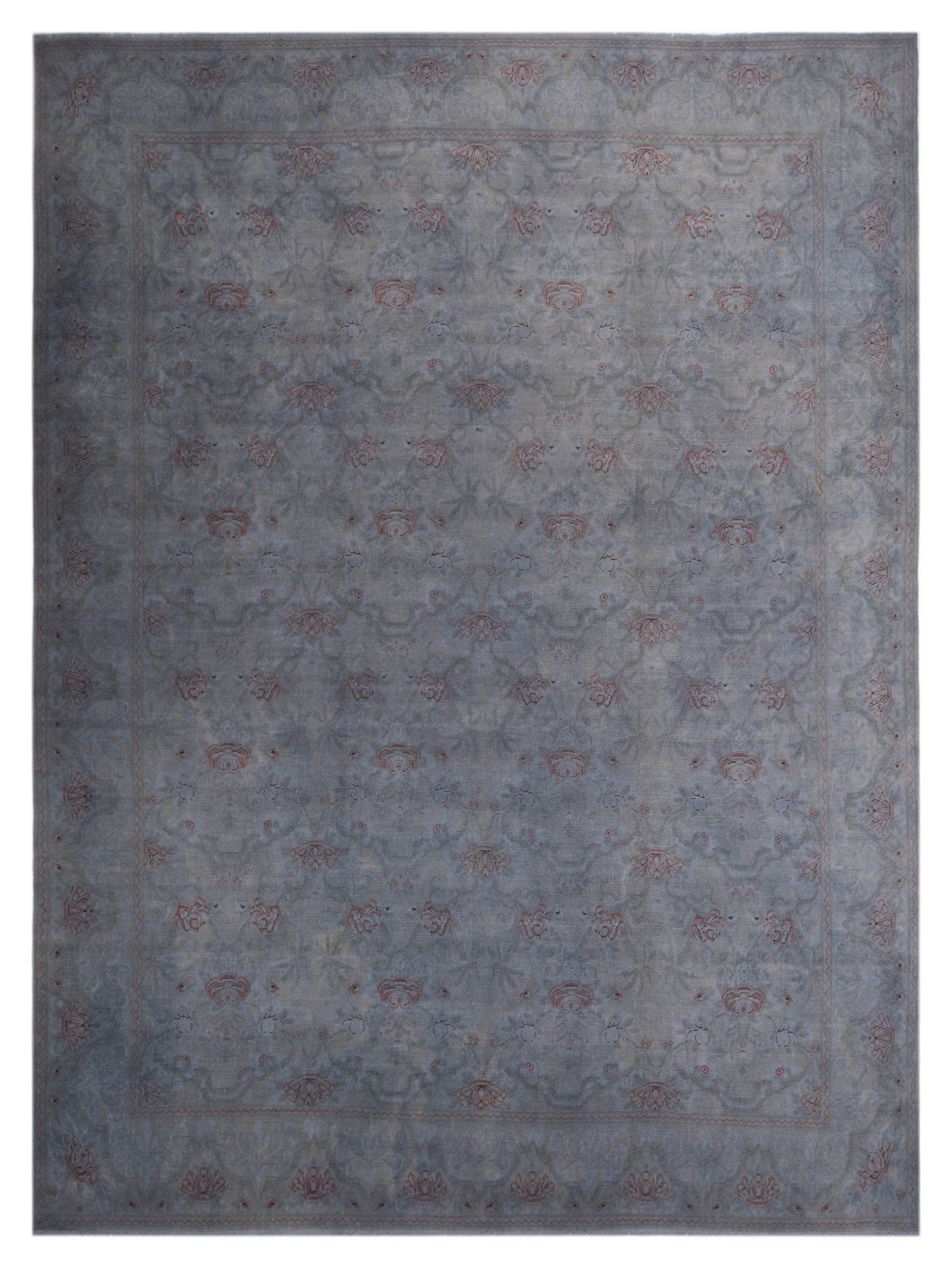 Pasha Vintage 107427 Gray Transitional Hand Knotted Rug