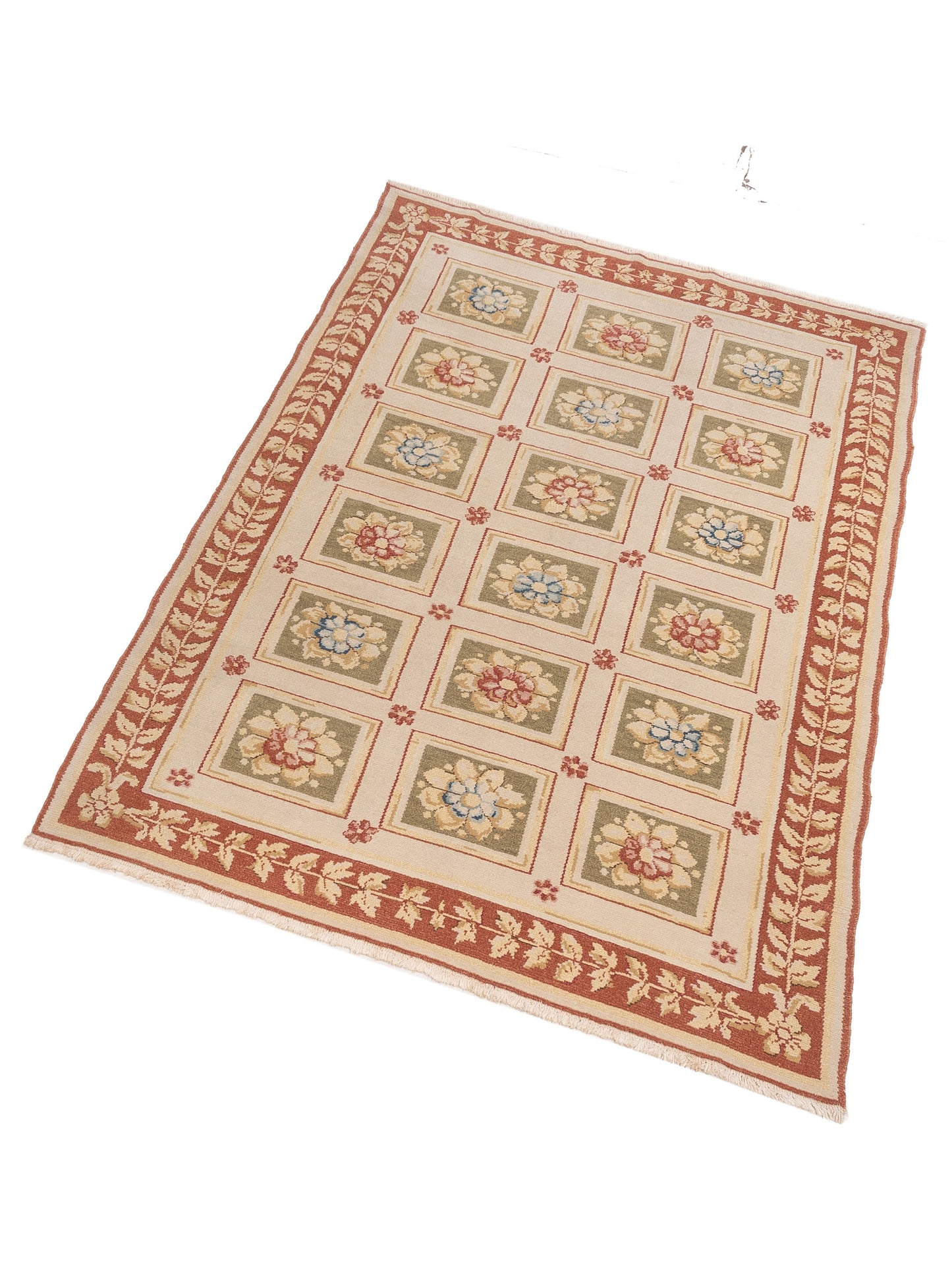 Pasha Bouquet 107485 Multi  Transitional Hand Knotted Rug