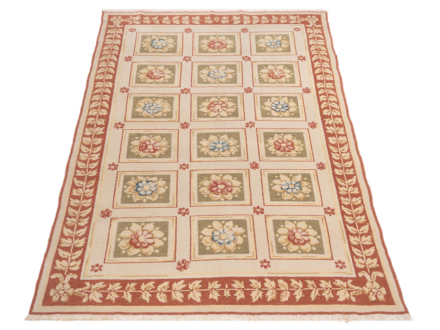 Pasha Bouquet 107485 Multi  Transitional Hand Knotted Rug