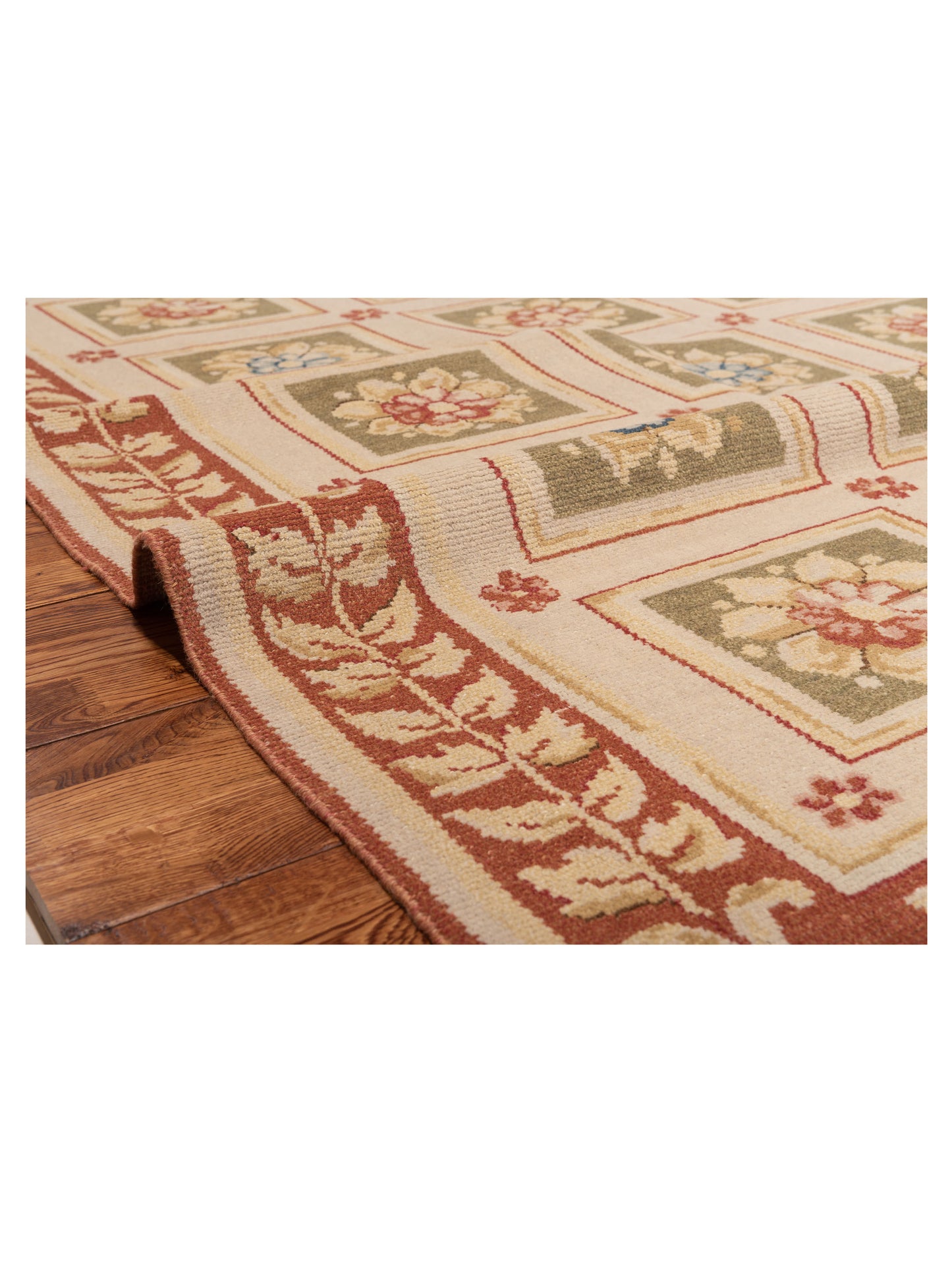 Pasha Bouquet 107485 Multi  Transitional Hand Knotted Rug