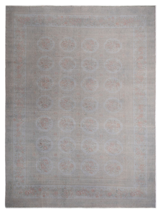 Pasha Vintage 107498 Silver Transitional Hand Knotted Rug