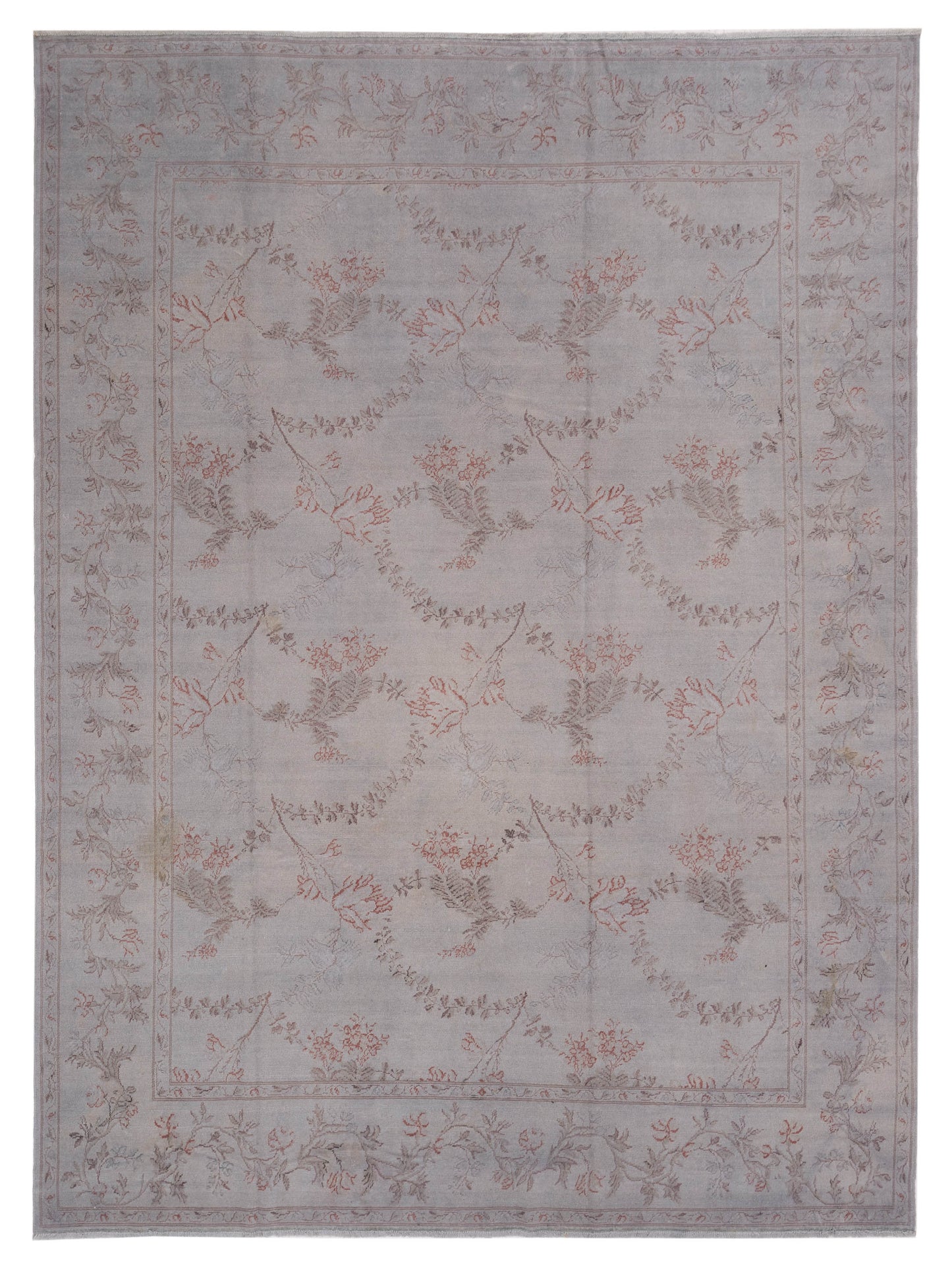 Rajpur Andalusia 107526 Light Gray Transitional Hand Knotted Rug