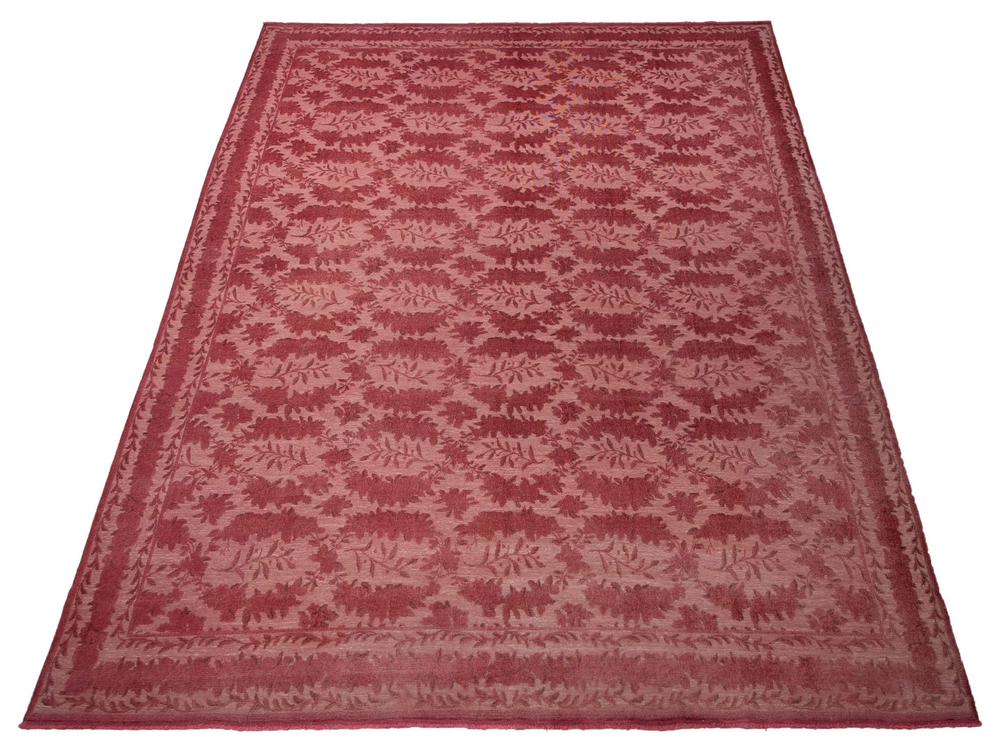 Pasha Vintage 107535 Pink  Transitional Hand Knotted Rug