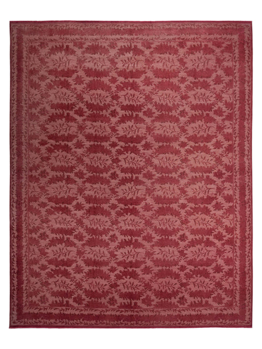 Pasha Vintage 107535 Pink Transitional Hand Knotted Rug