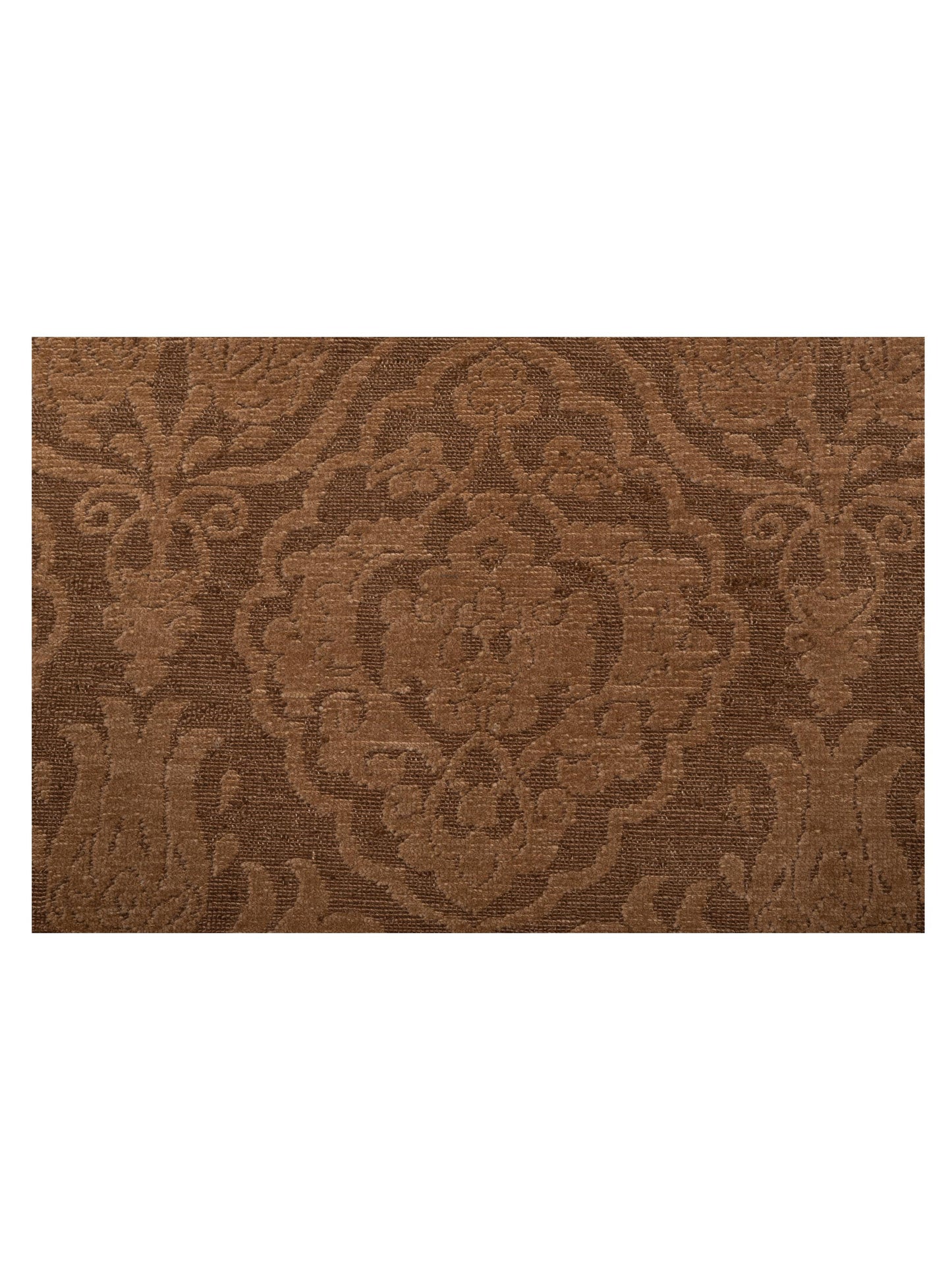 Pasha Defne Tulip Dark Brown Brown Transitional Hand Knotted Rug